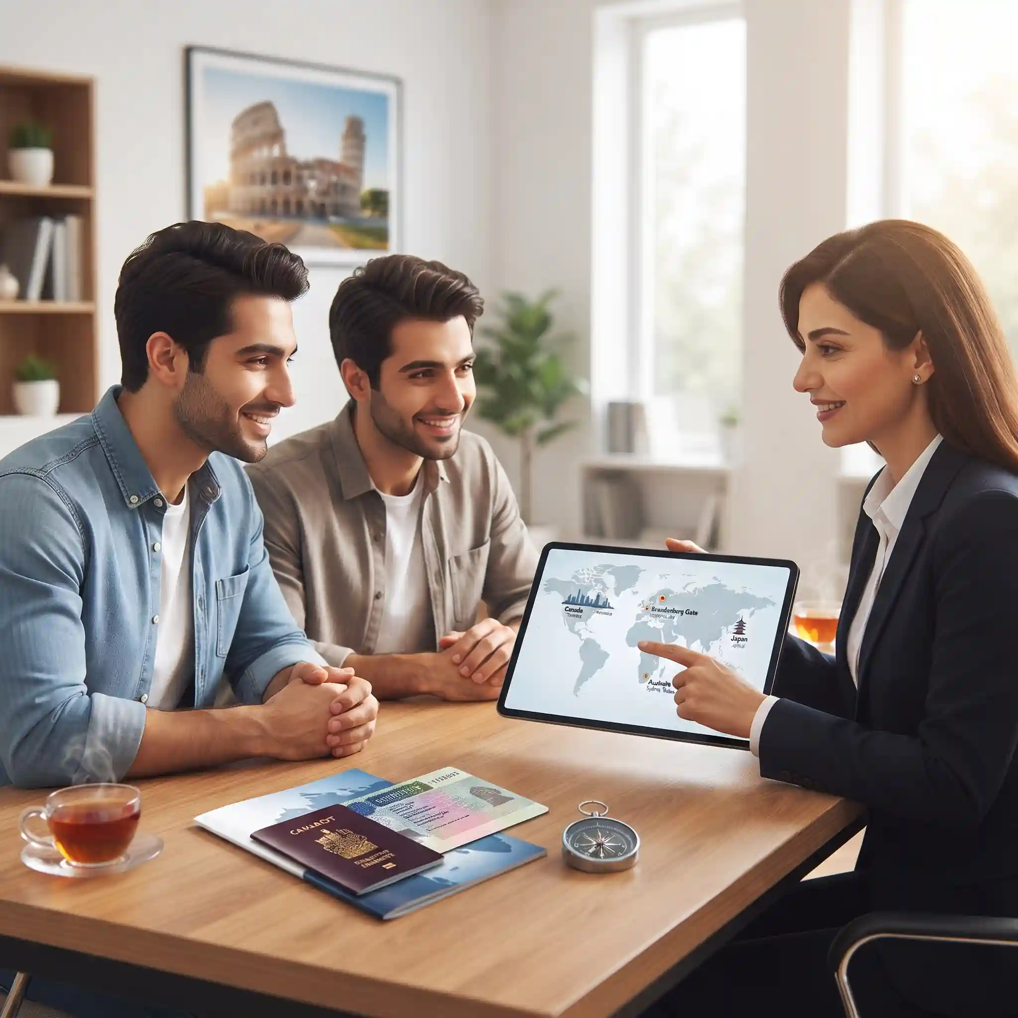 رزرو مشاوره رایگان مهاجرت و ویزا در سایت دایان تک