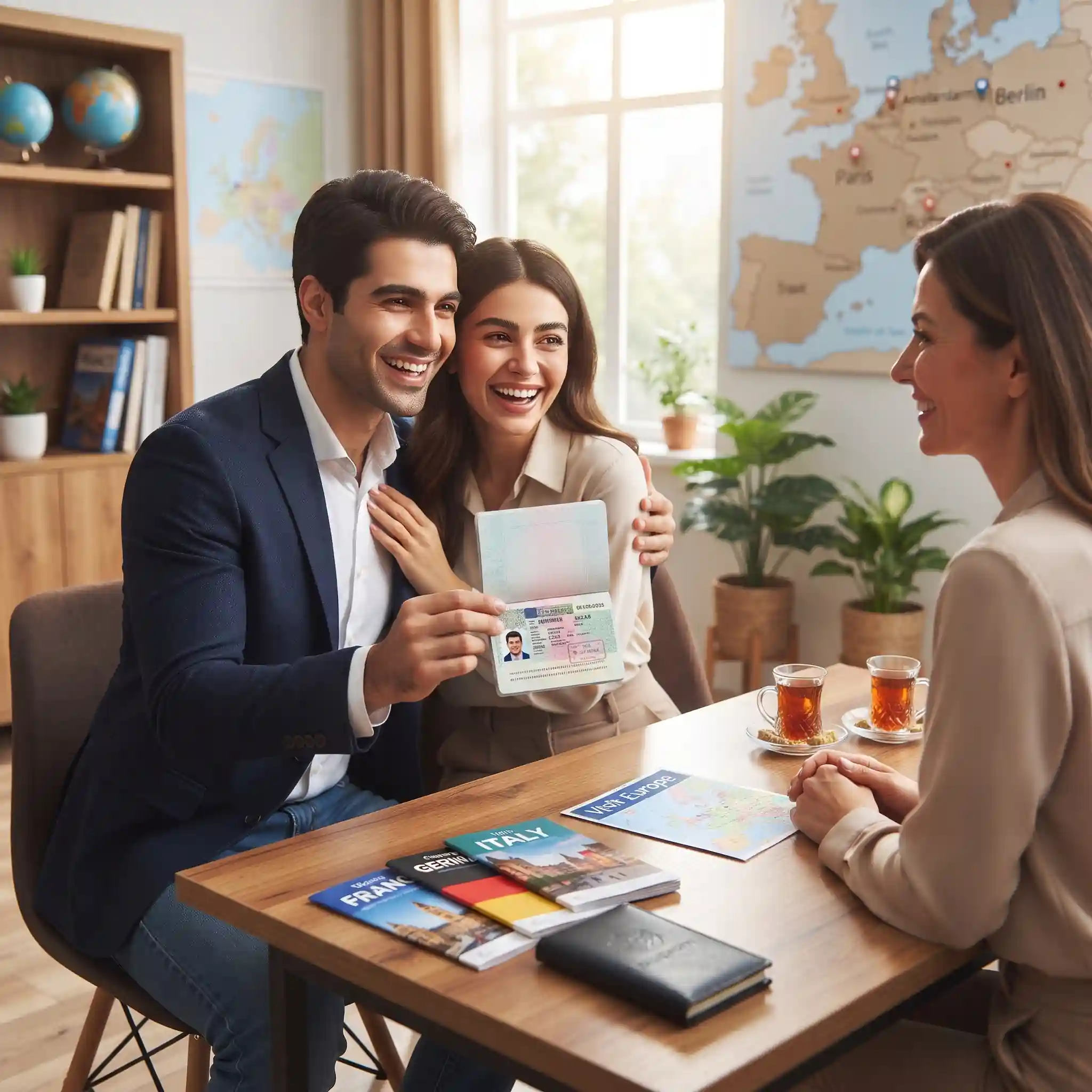 اخذ ویزای شینگن تضمینی با دایان تک و شروع سفر اروپایی