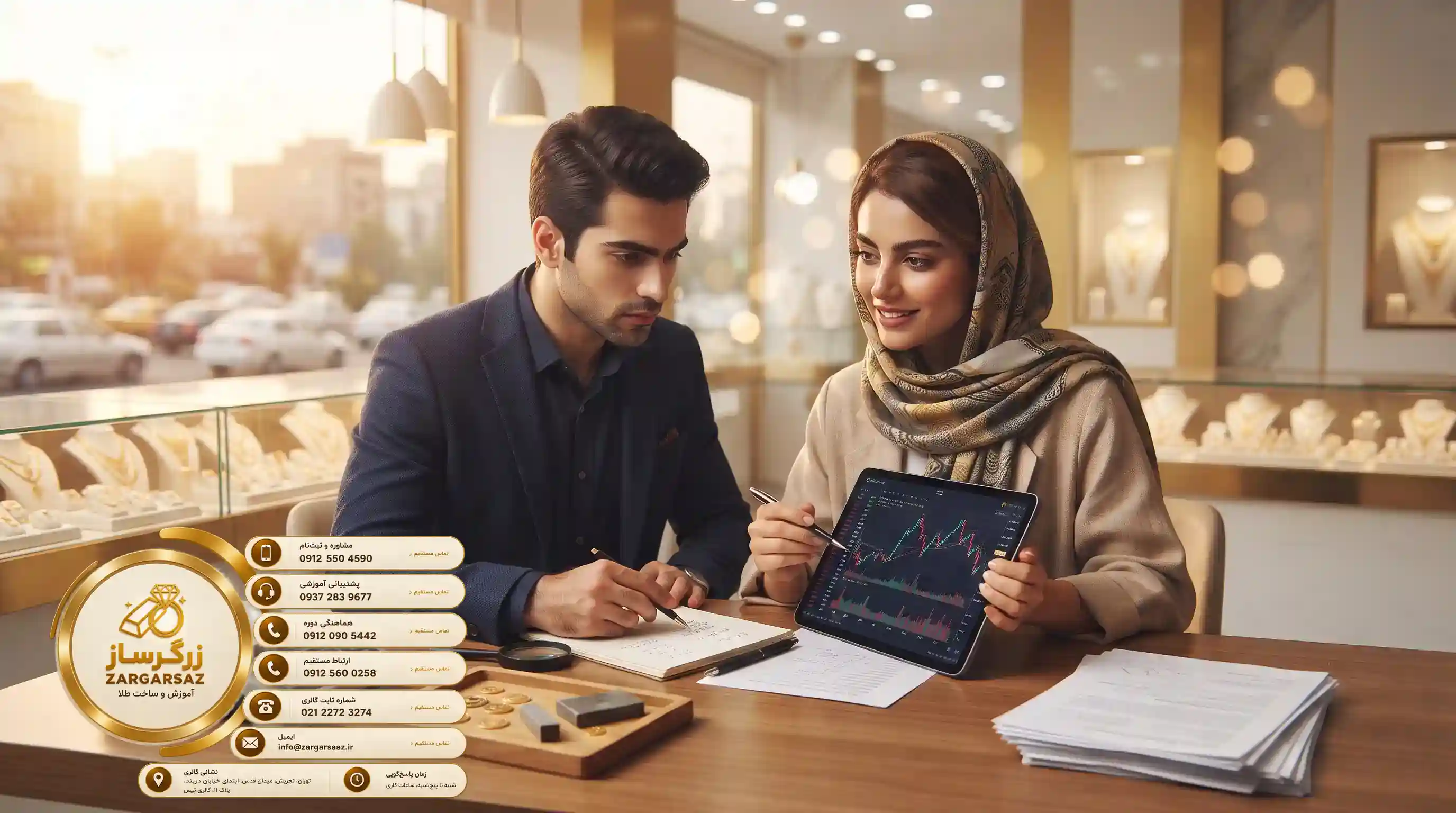راهنمای کامل آموزش طلافروشی و تکنیکهای محاسبه مظنه بازار