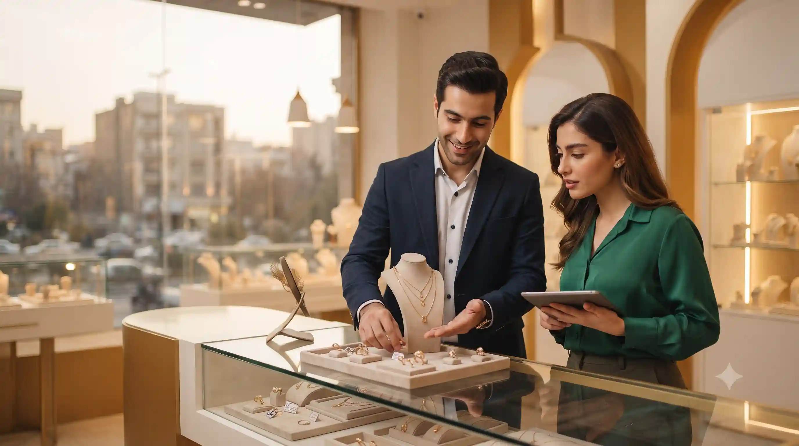 🏛️ چیدمان ویترین و روانشناسی فروش حضوری
