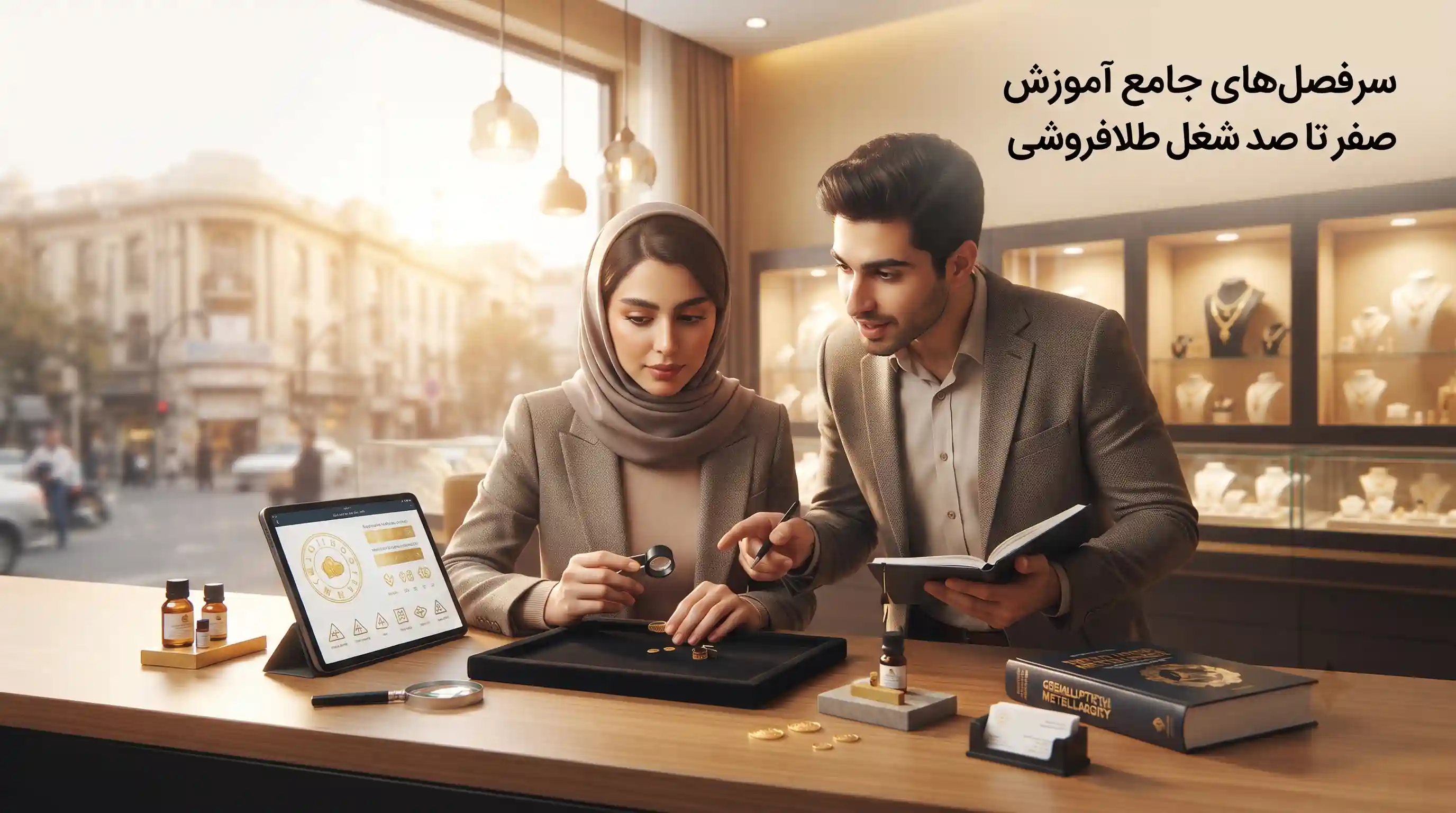 📚 سرفصلهای جامع آموزش صفر تا صد شغل طلافروشی