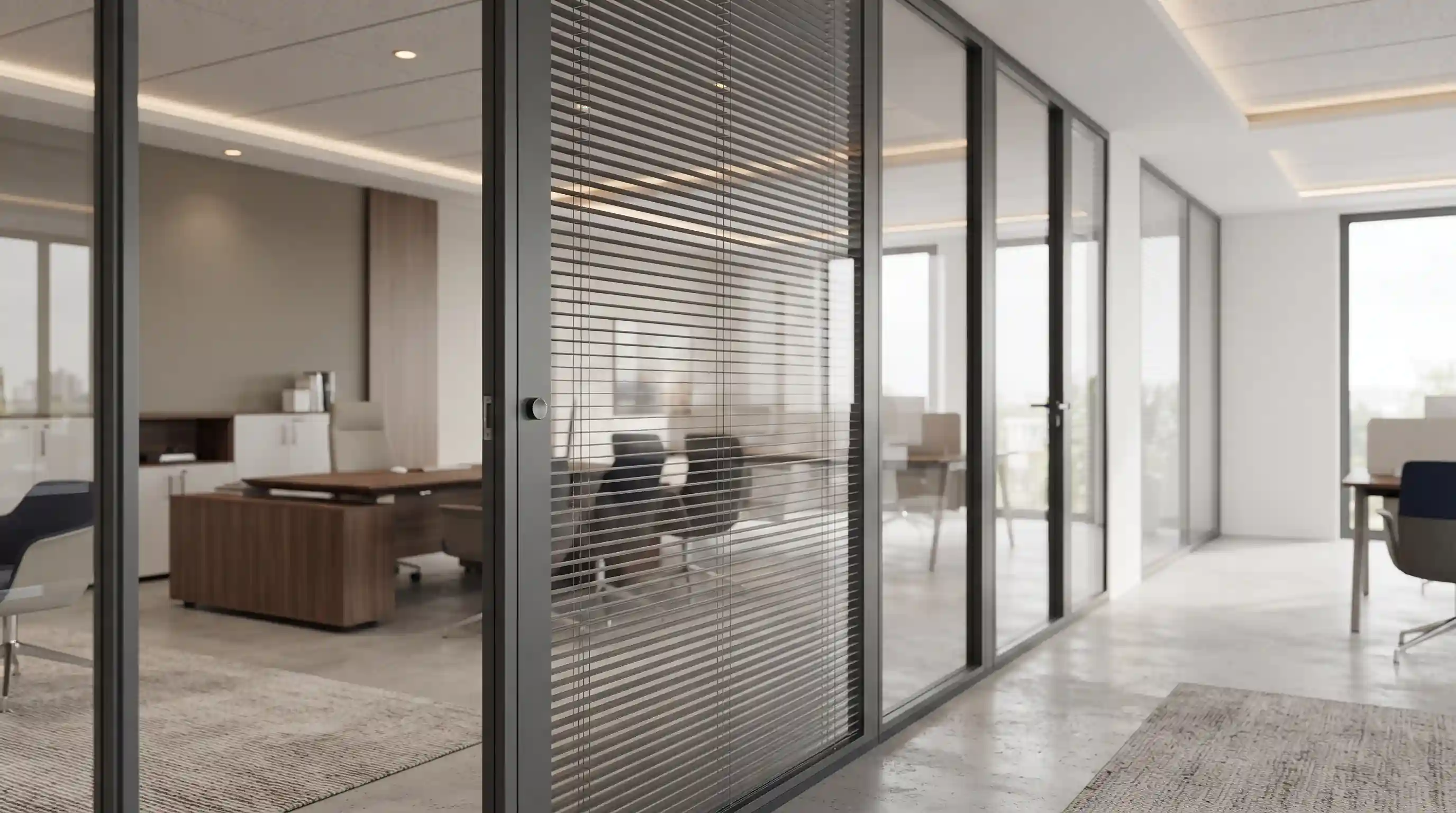 blinds مکانیسم عملکرد پرده کرکره&zwnj;ای میان&zwnj;جداری
