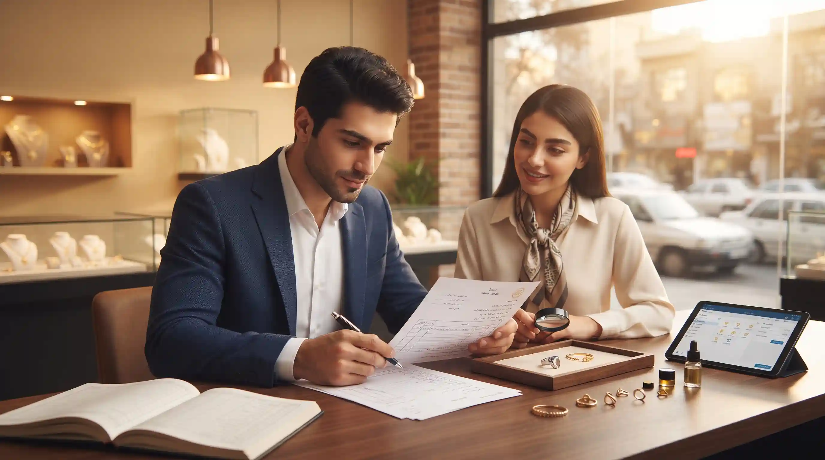 📋 اجزای استاندارد و قانونی فاکتور رسمی طلا