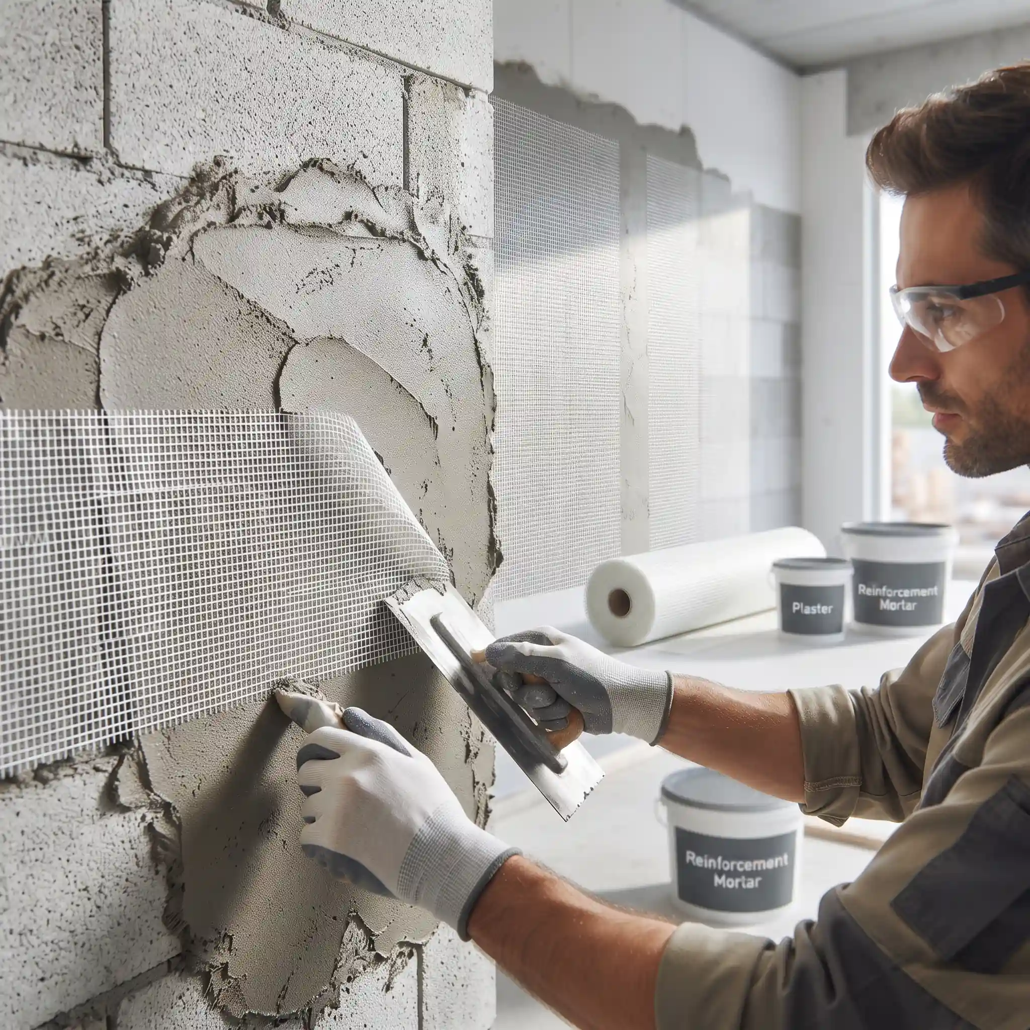 استعلام آنلاین قیمت مش فایبرگلاس E-Glass جهت تسلیح دیوار.