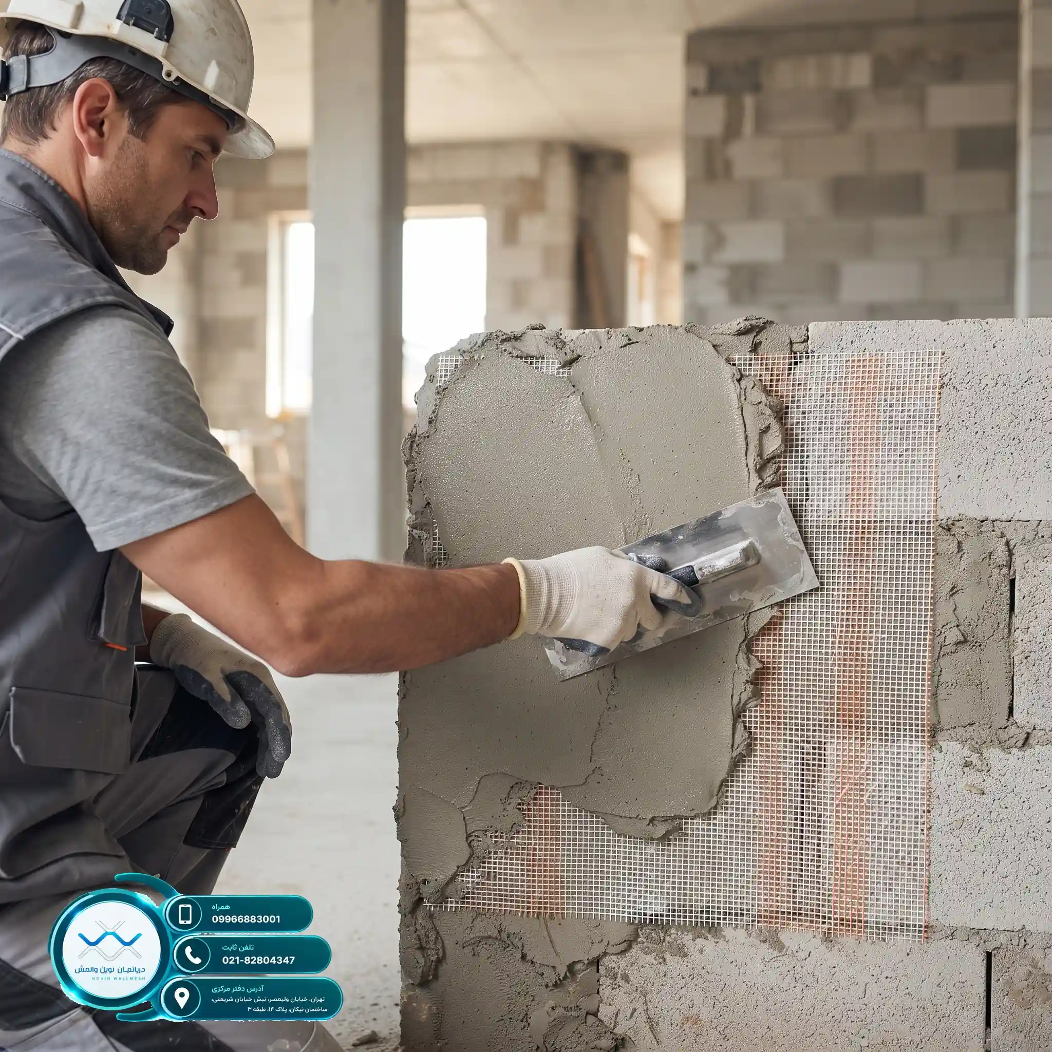 ارزان ترین هزینه اجرای وال مش با تاییدیه فنی
