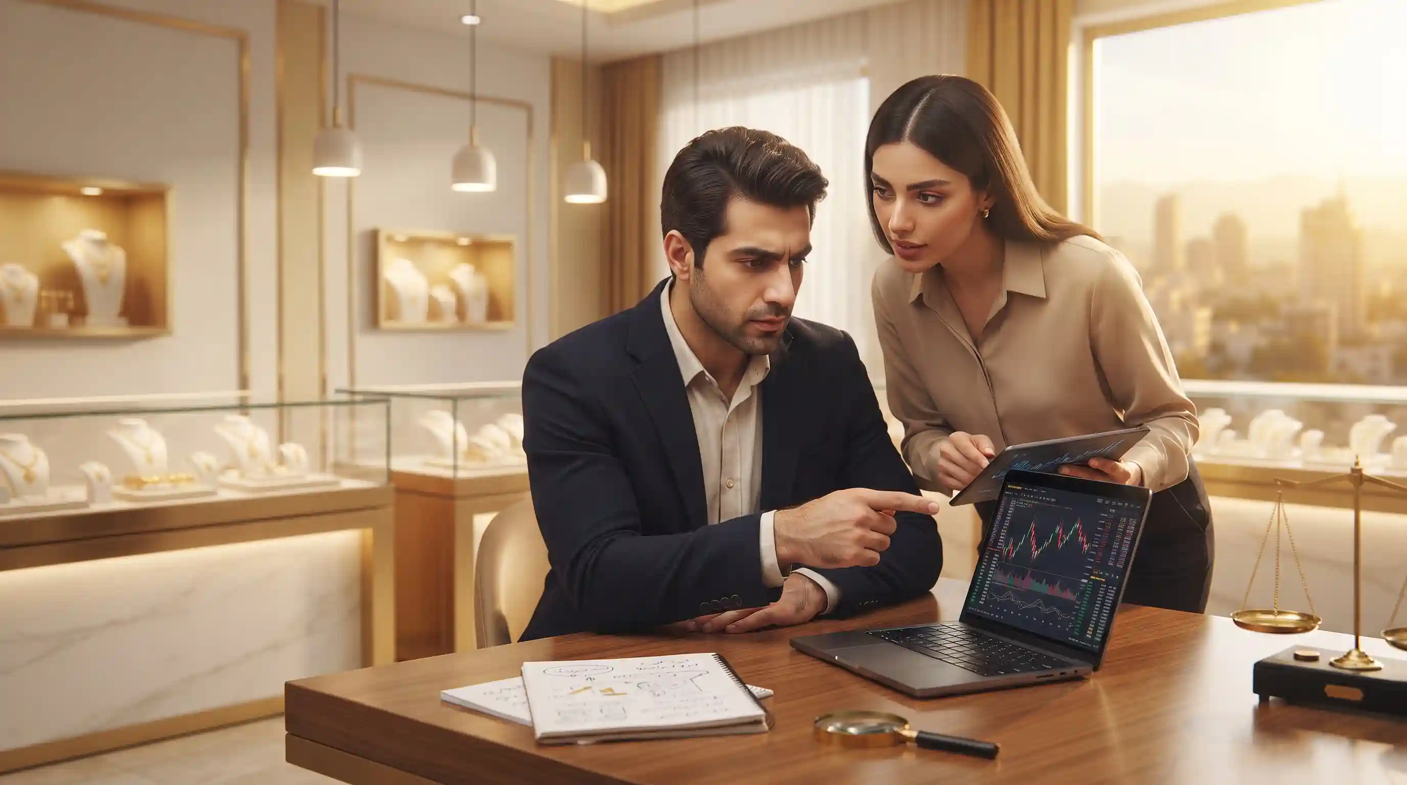 📈 تحلیل نوسانات بازار طلا و مدیریت ریسک مالی