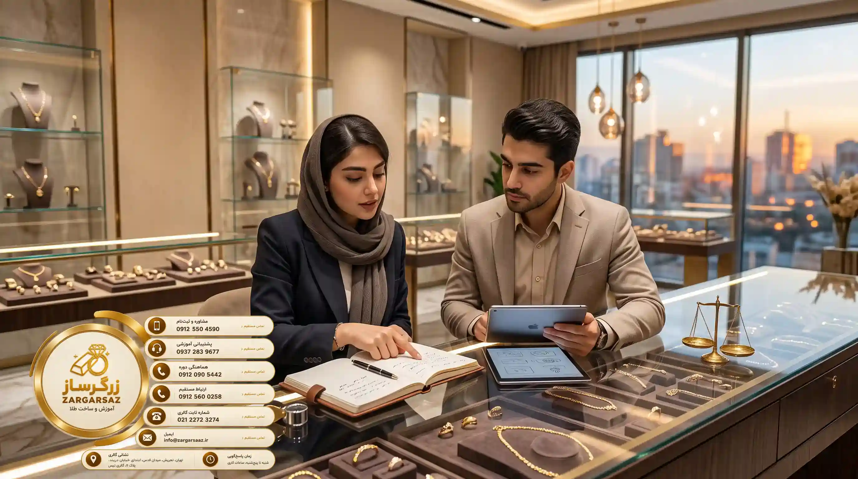  گام‌های نهایی تا افتتاح مغازه طلافروشی مستقل