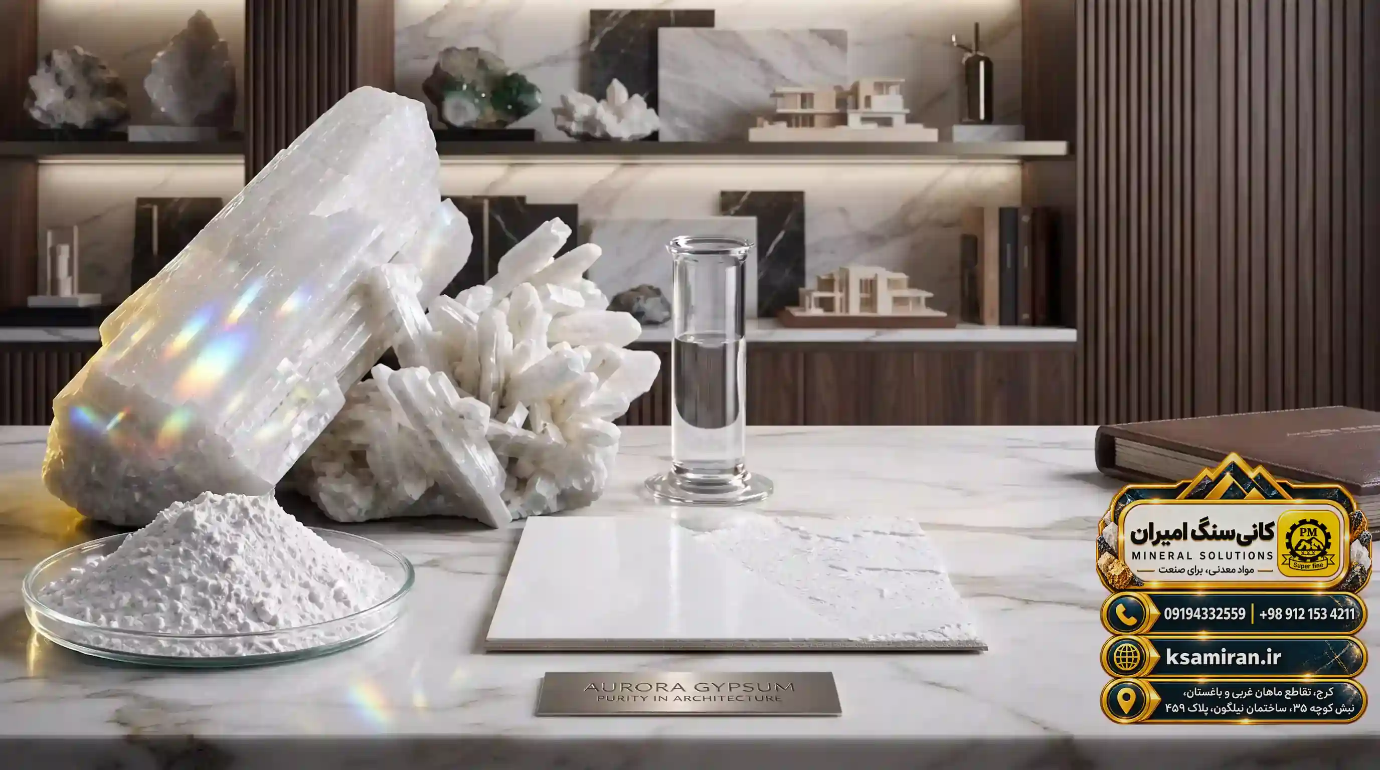 Standards and Production Process of White Barite in Amiran Stone Mineral
