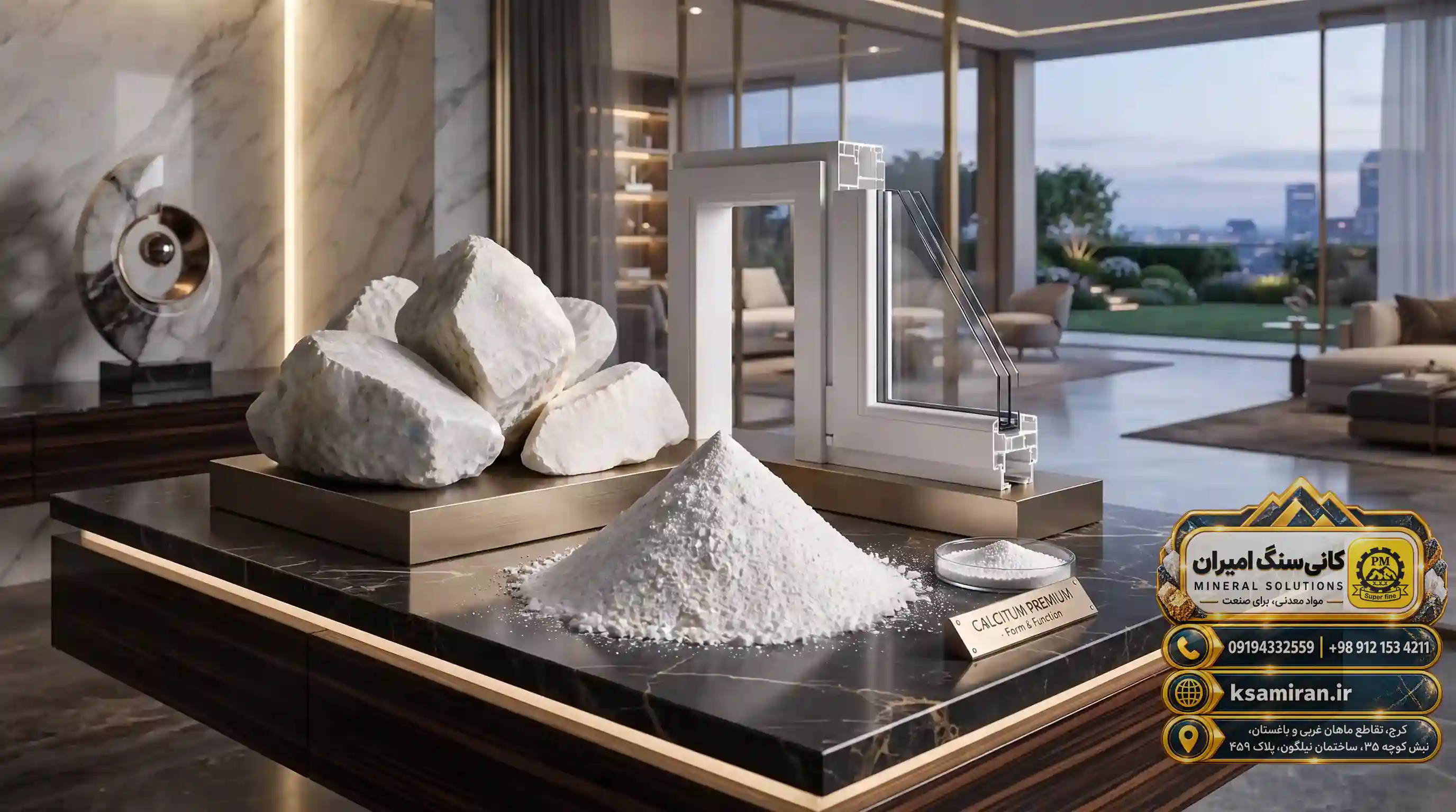 Why is the use of calcium carbonate important?