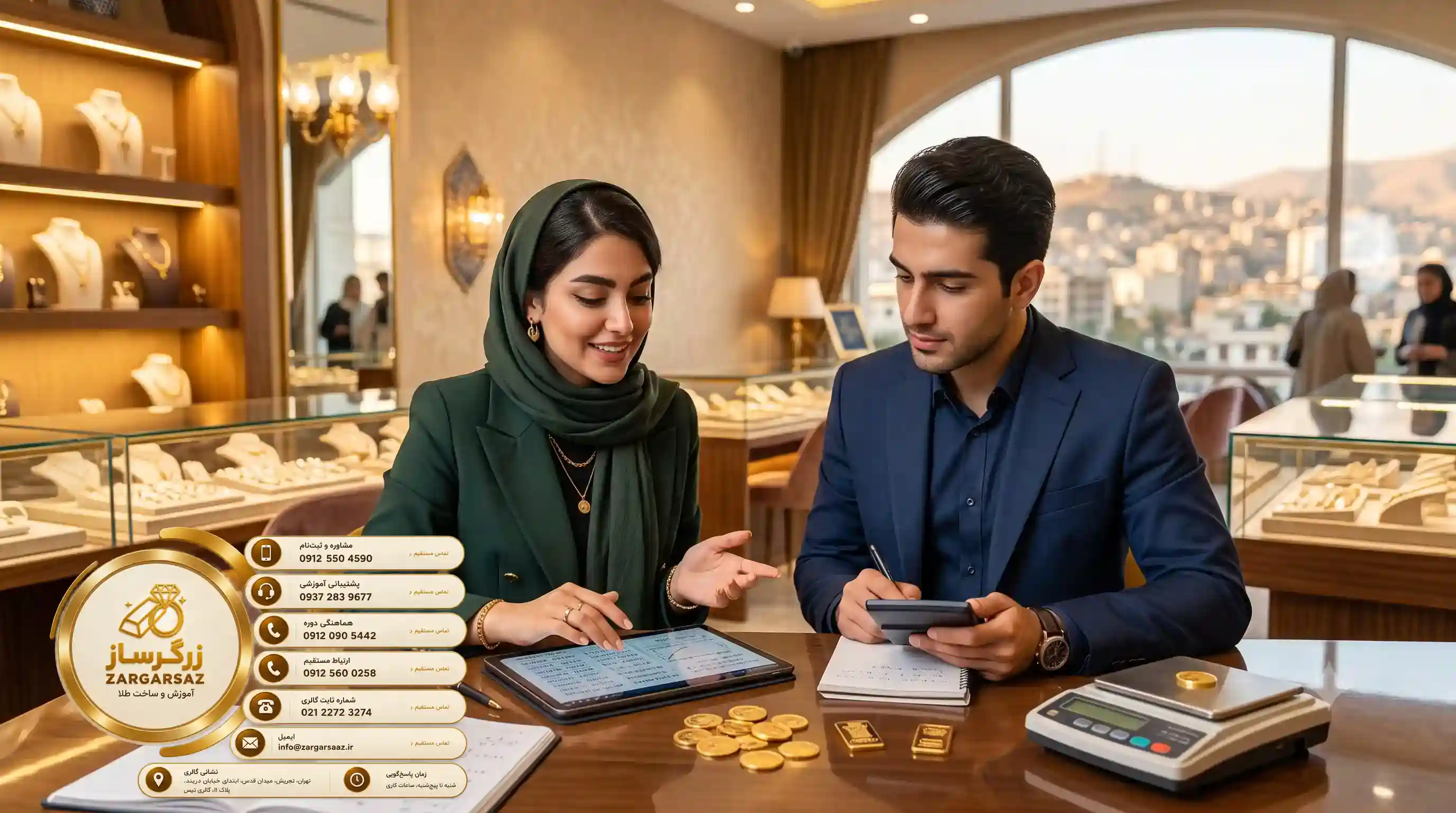 🧮 فرمولهای طلایی و نحوه محاسبه دقیق سود طلا، اجرت و مالیات