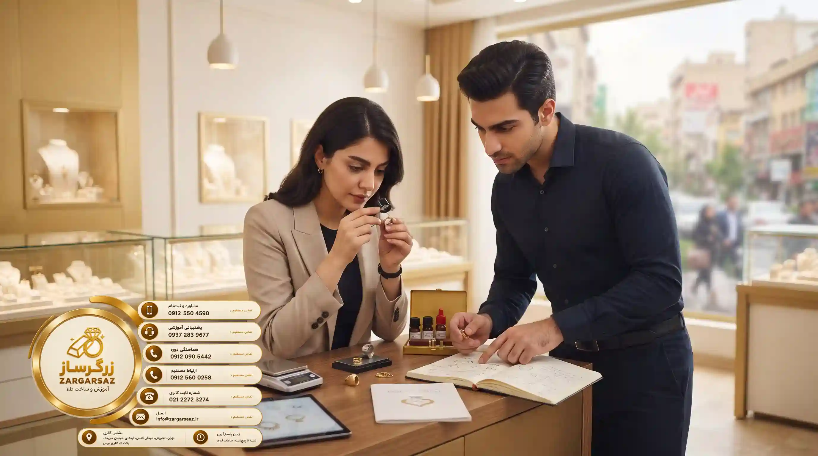 ???? مهارتهاي كليدي كه در دوره طلافروشي ميآموزيد