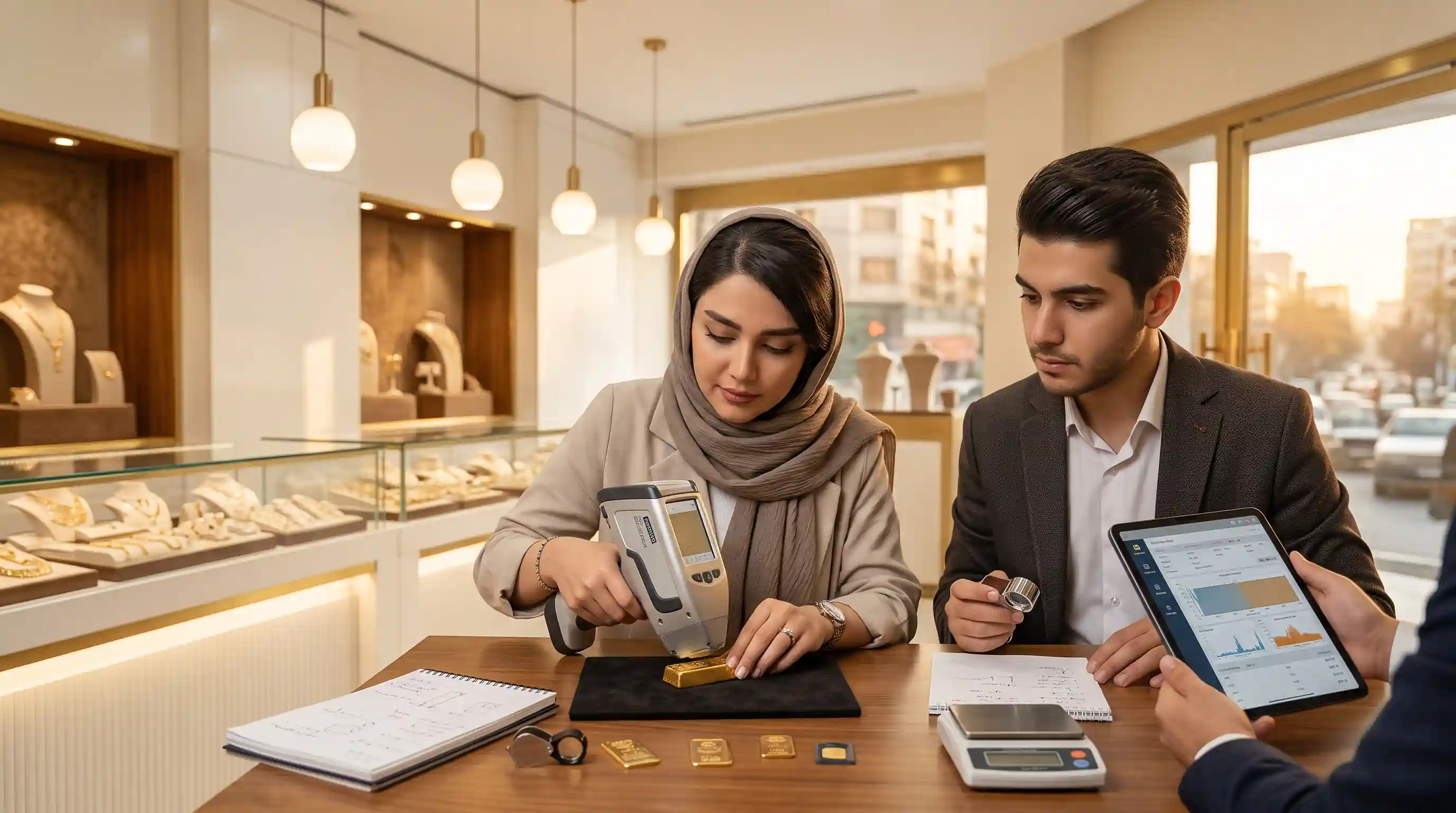 ⚖️ تکنیکهای پیشرفته عیارسنجی و شناخت فلزات گرانبها