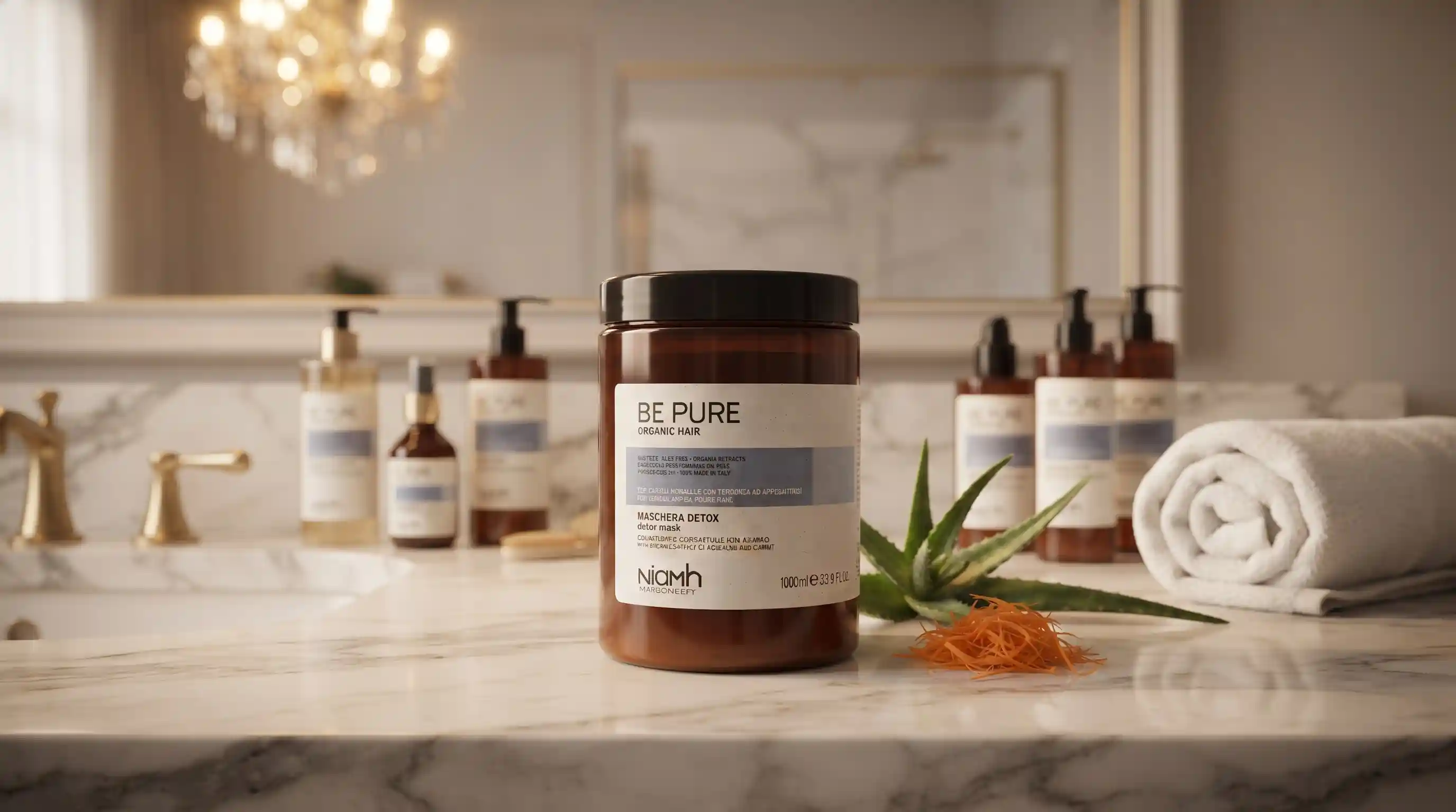 تأثیر شگفت‌انگیز ماسک دتوكس بی پیور 1000 میل | be pure مو