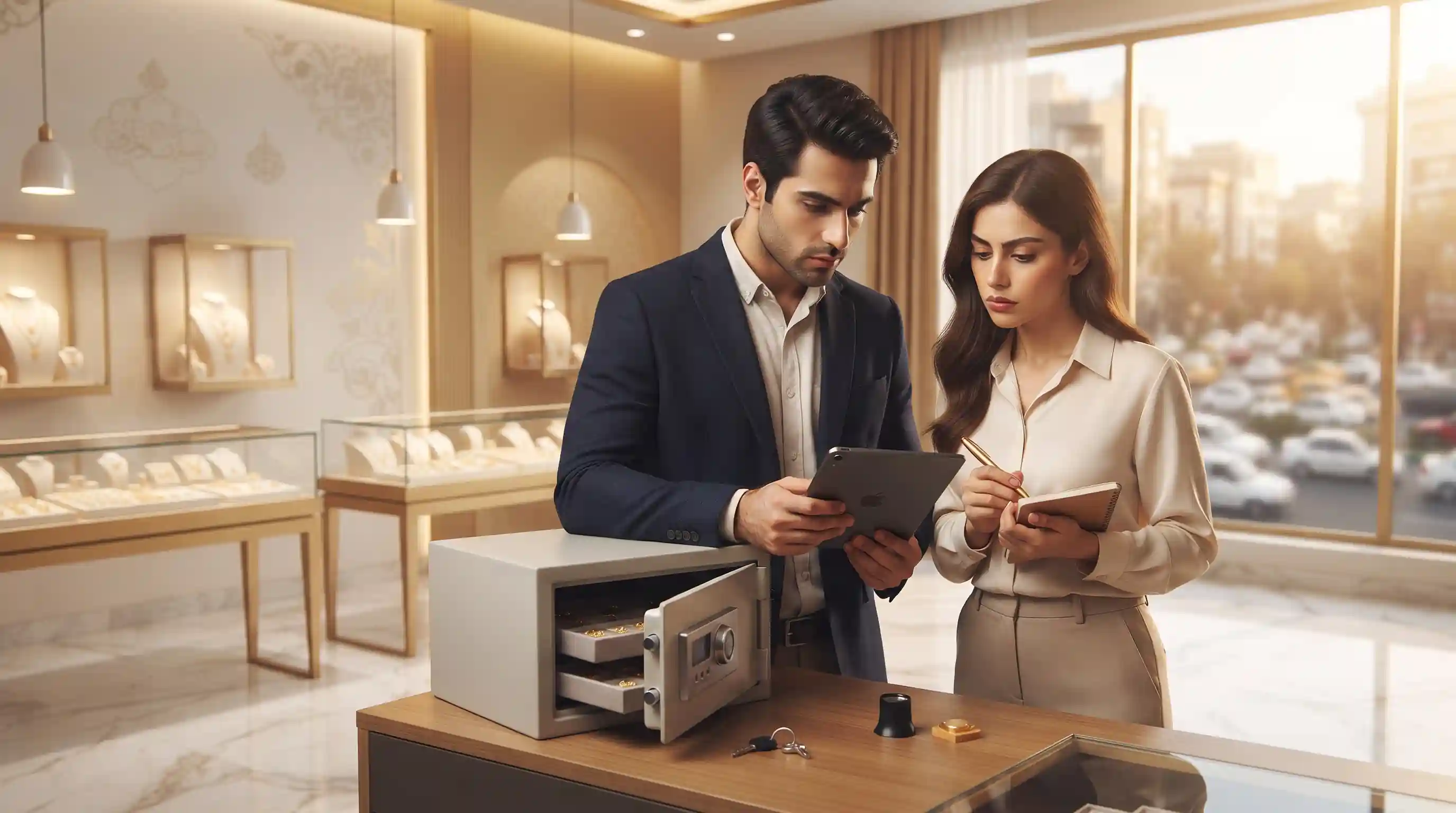 🔐 مدیریت امنیت صندوق و پیشگیری از کلاهبرداریهای رایج در طلافروشی