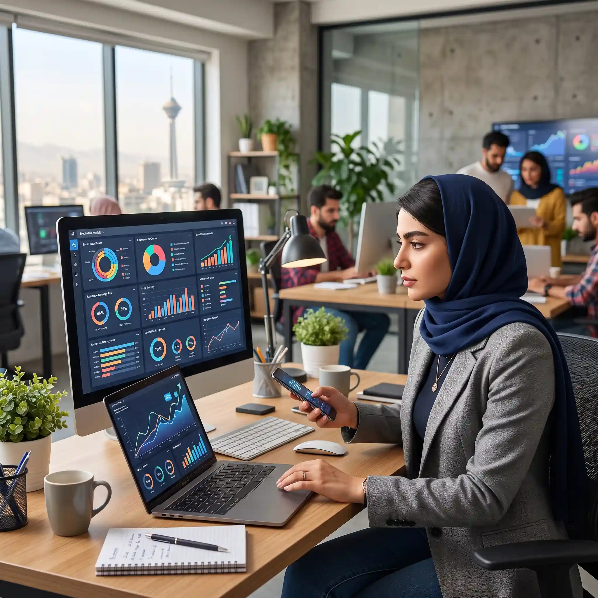 مدیریت سوشال مدیا با رسا وب آفرین؛ جذب مشتری فعال اینستاگرام