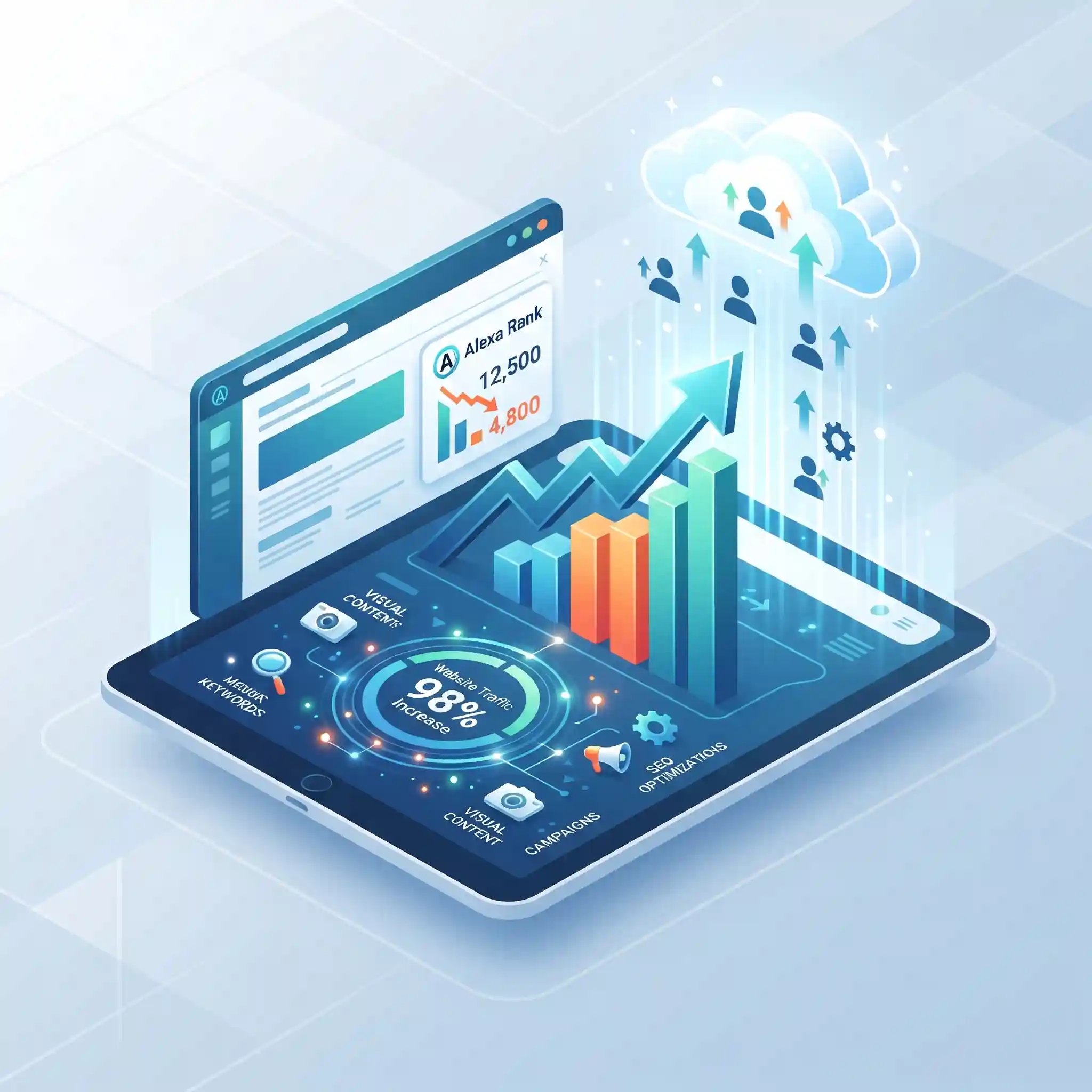 افزایش رتبه الکسا و بازدید سایت با بازاریابی محتوایی