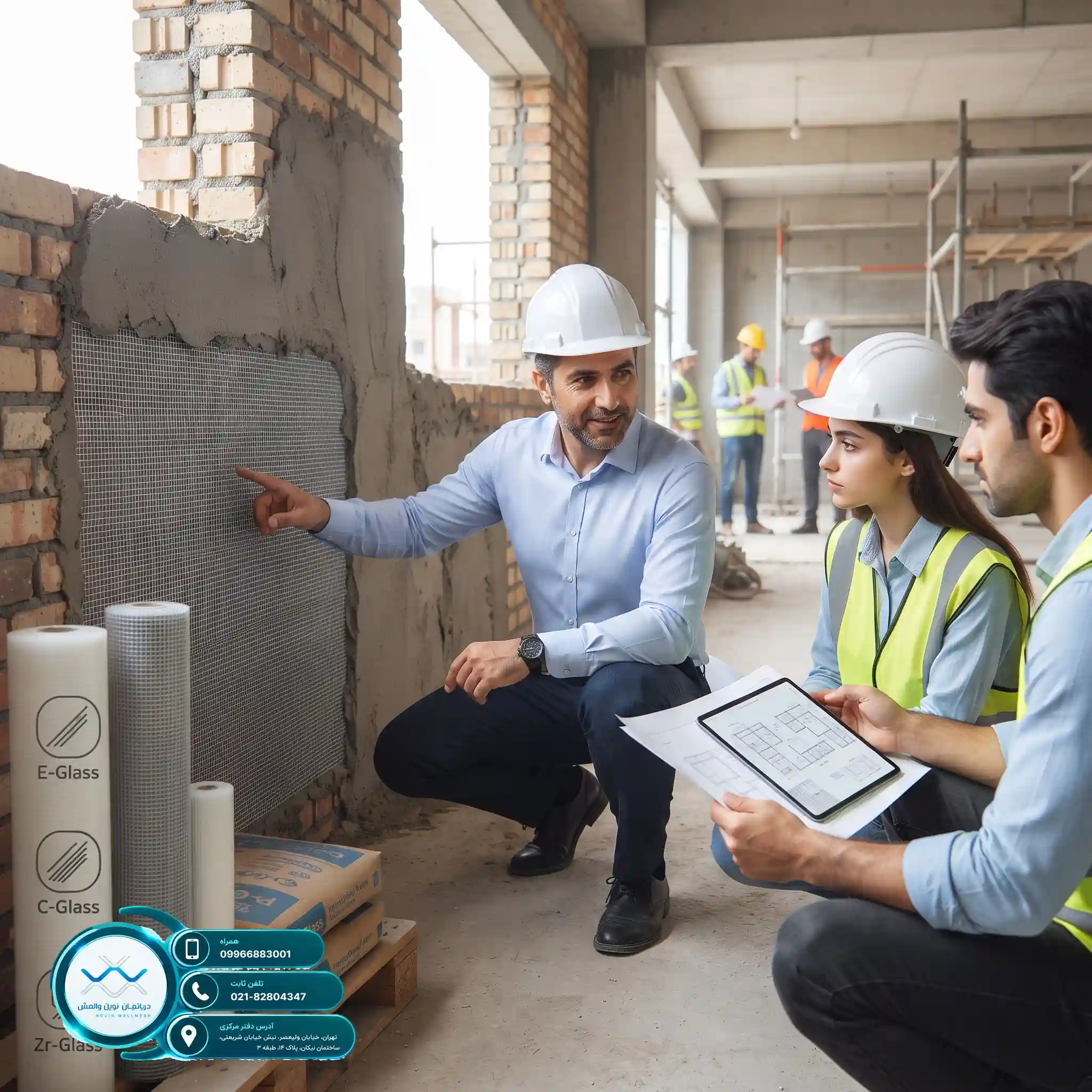 تخمین آنلاین هزینه اجرای وال مش توسط متخصصان نوین وال مش