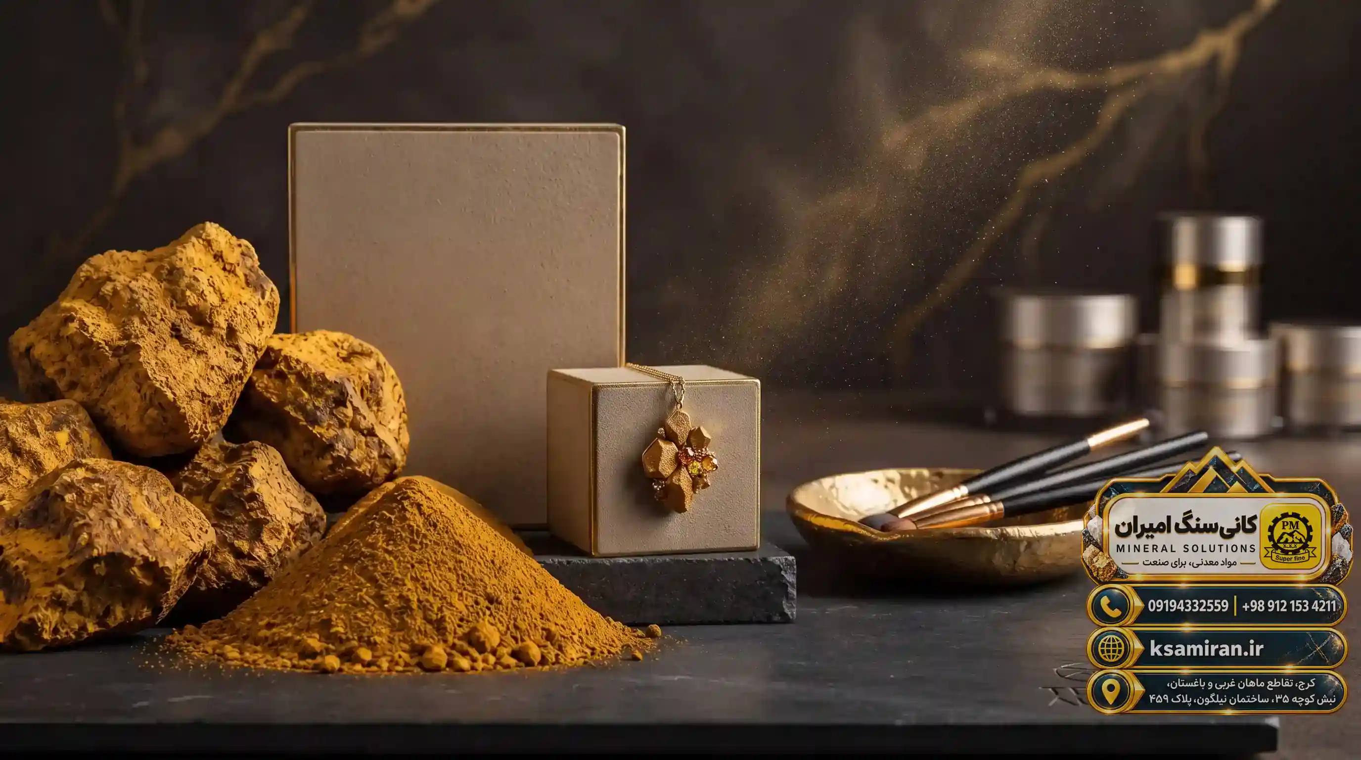 مشخصات فنی و بازه مش بندی اکسید لیمونیت (گل ماش)