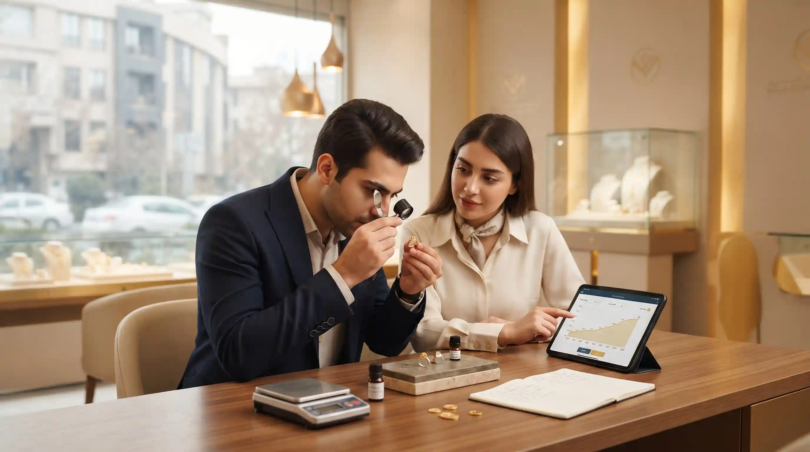 💎 شناخت عیار، سنجش خلوص و تکنیکهای ارزیابی طلا