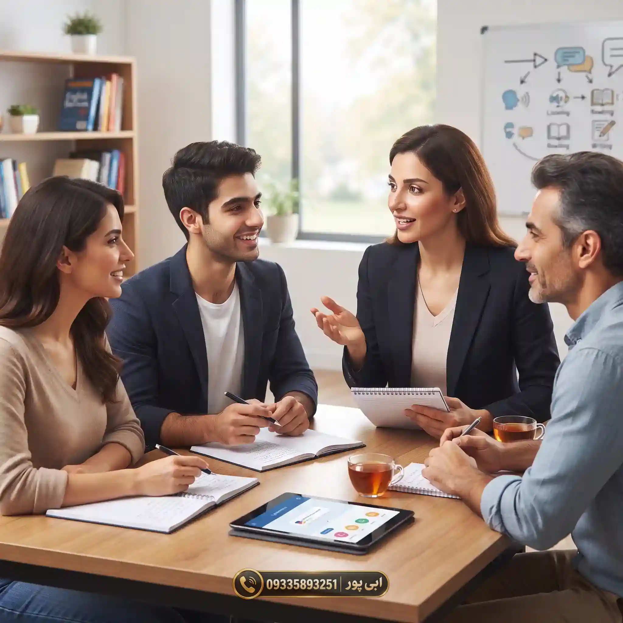روش تقویت چهار مهارت زبان انگلیسی در دوره مکالمه ابی پور