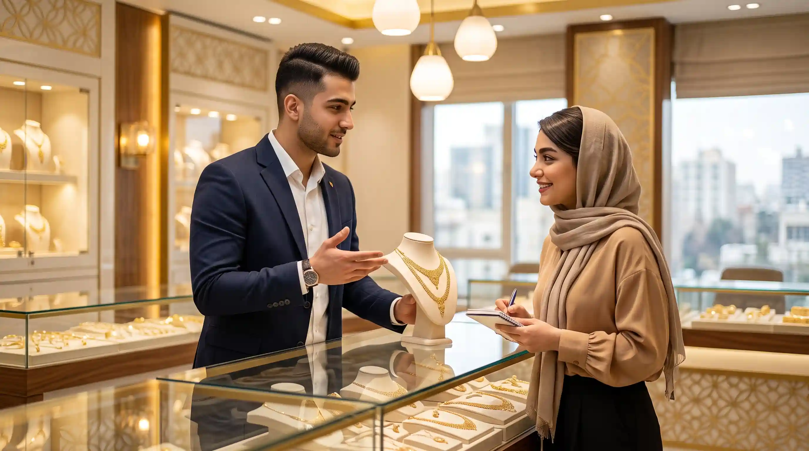 🛍️ هنر فروشندگی و فن بیان در مغازه طلا