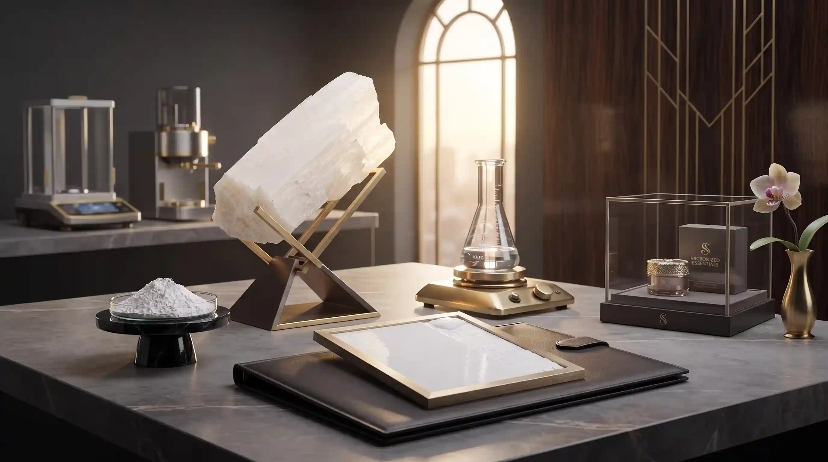 Production Process, Micronization, and Quality Control of White Barite