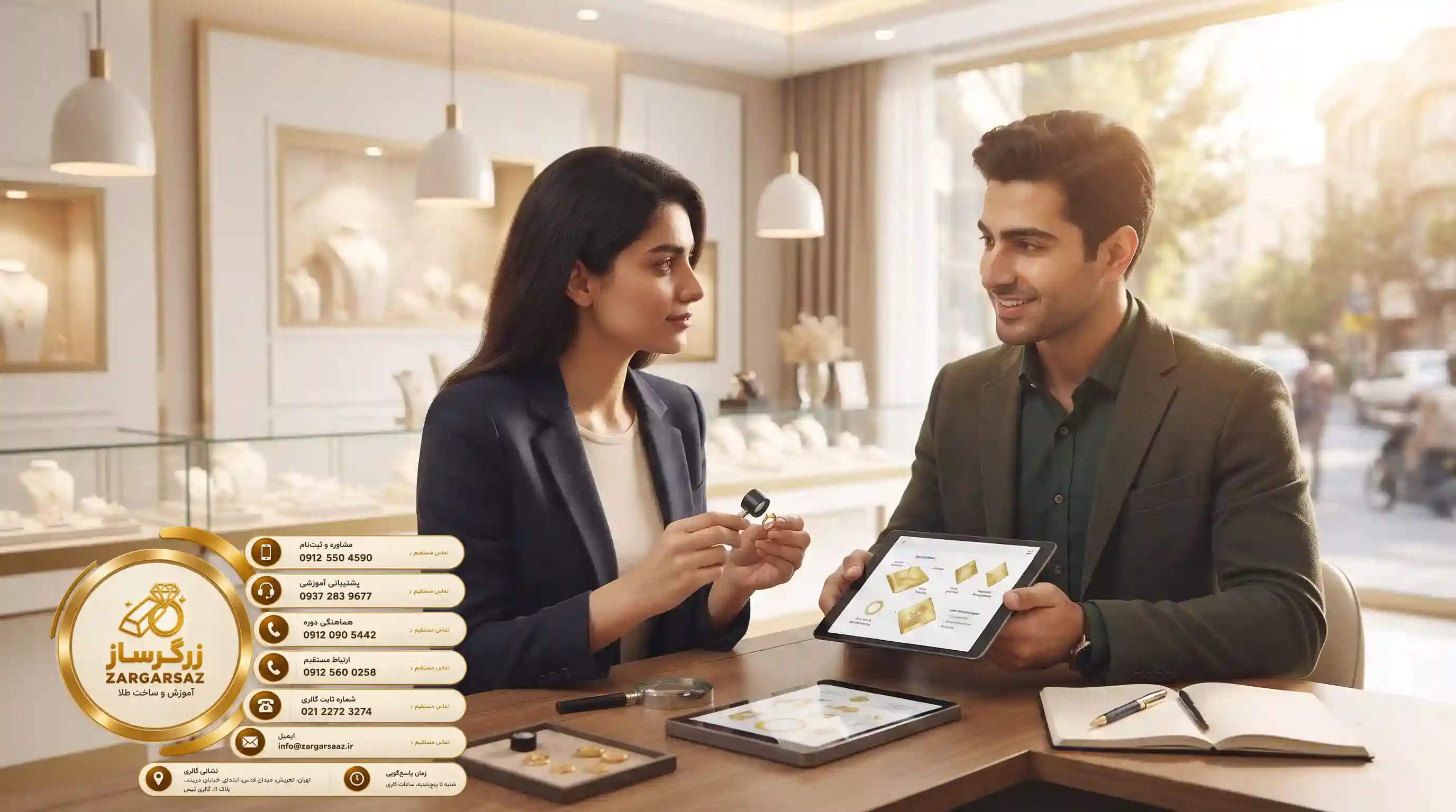 ۵ نکته طلایی که در دوره آموزش طلافروشی زرگرساز یاد میگیرید