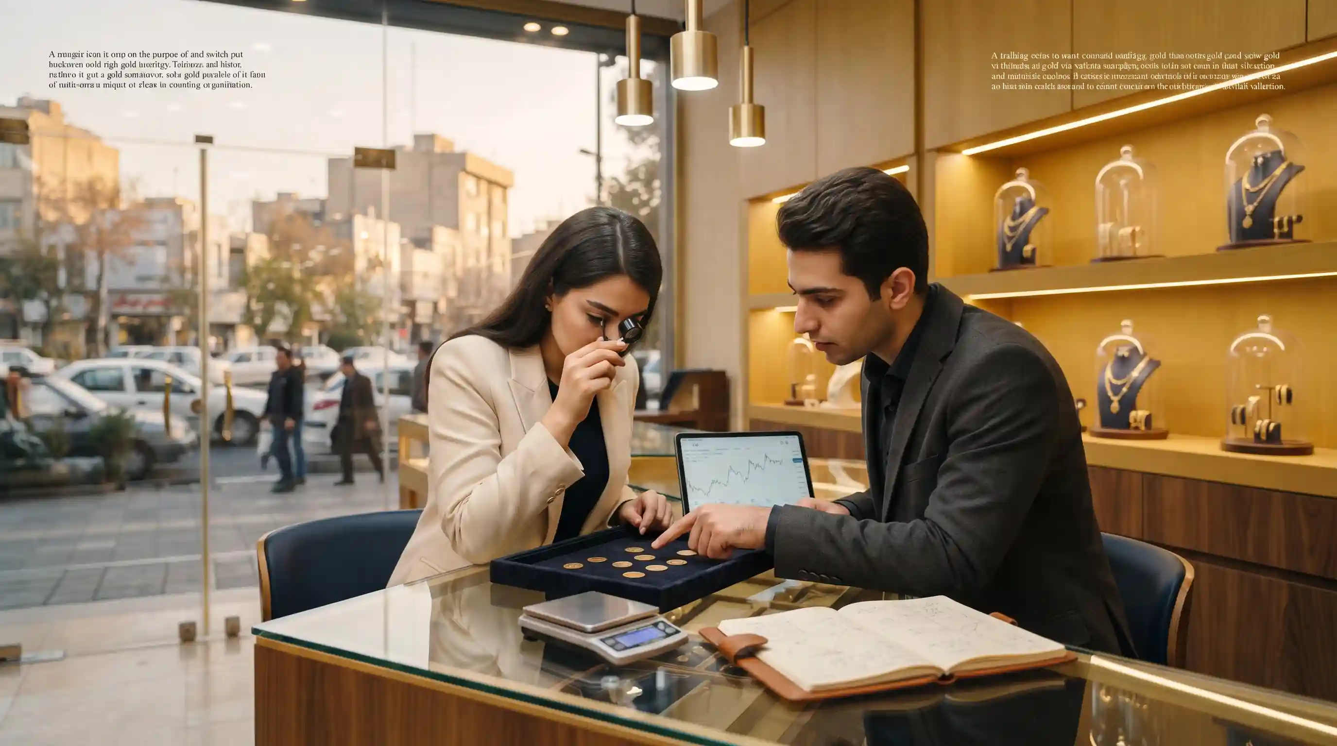 یادگیری حباب سکه در آموزش صفر تا صد شغل طلافروشی کاربردی