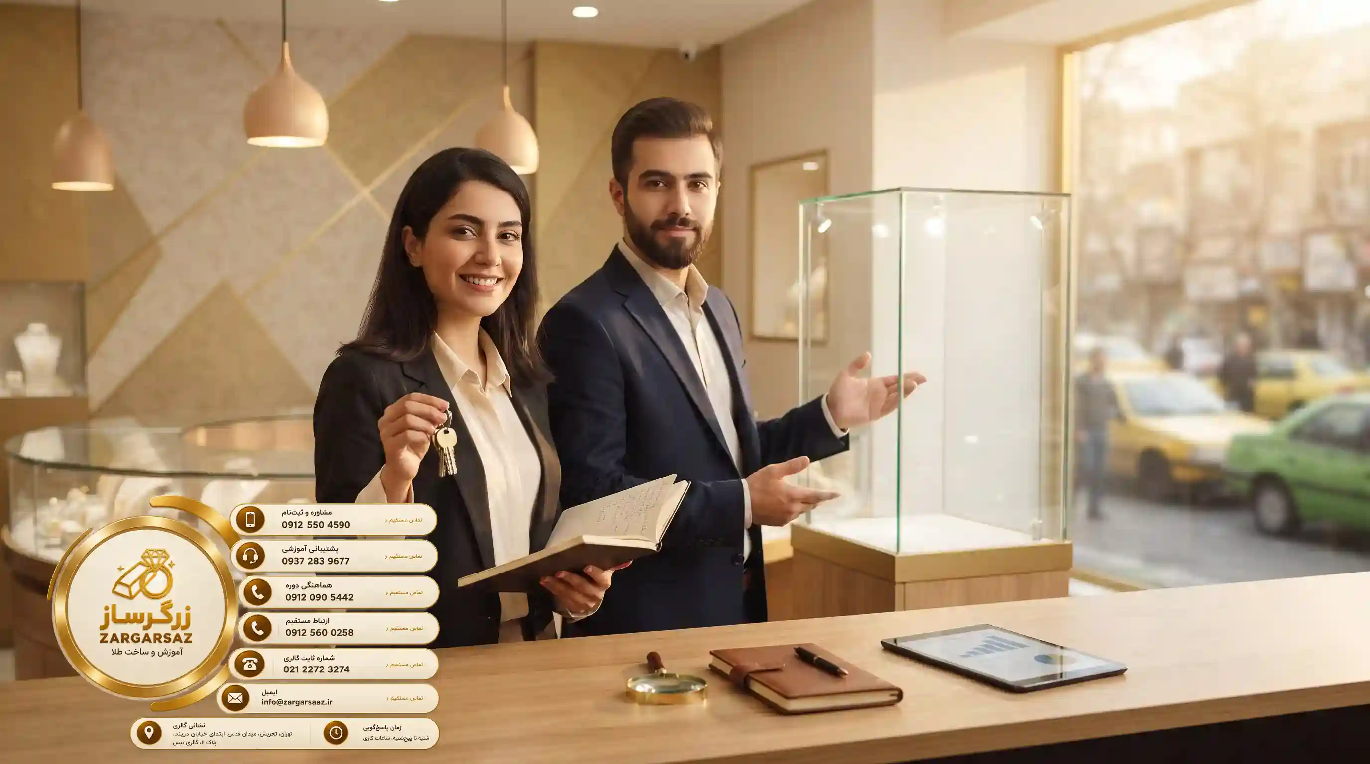 ???? نقشه راه عملي؛ از تصميم تا ويترين طلايي شما