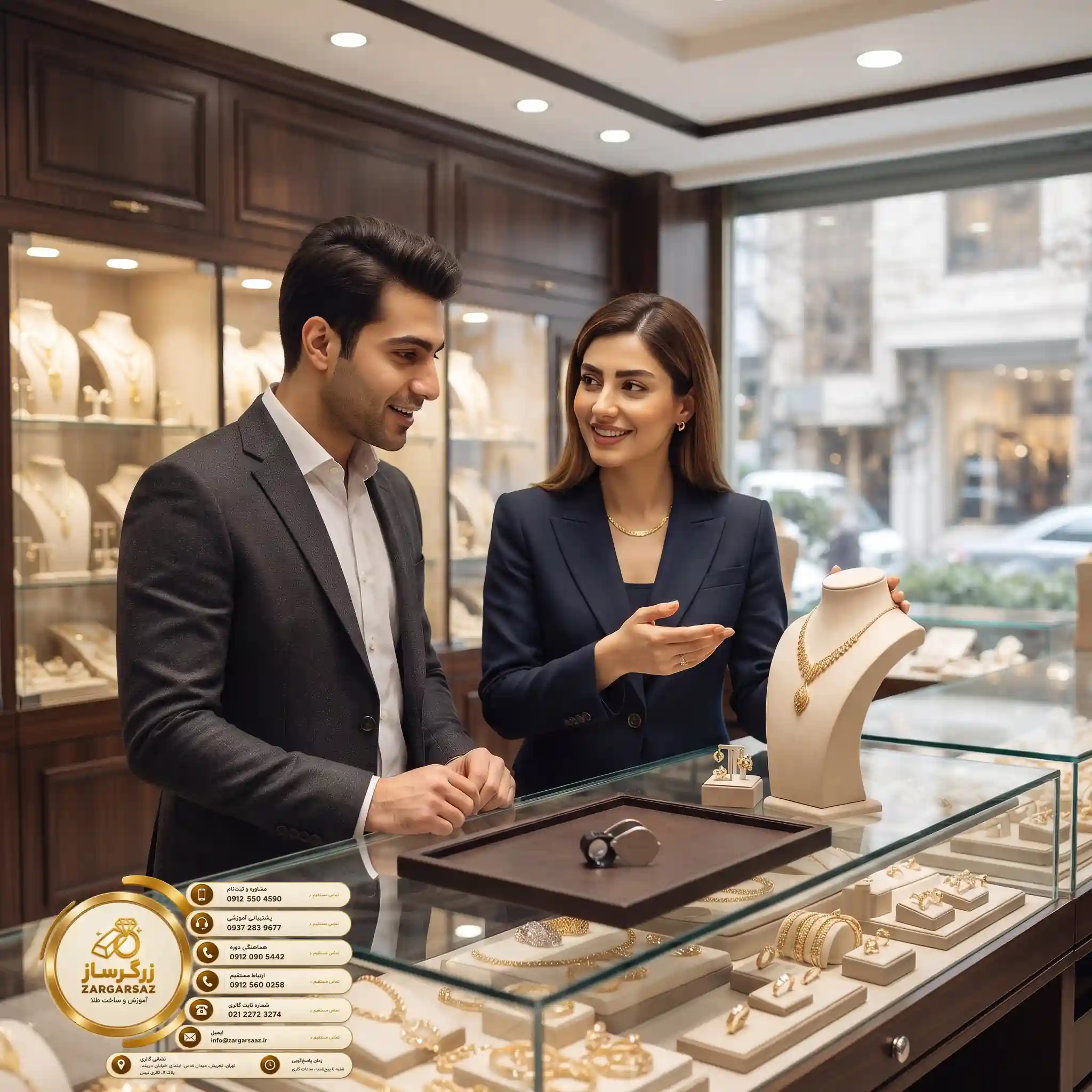 با خرید دوره آموزش فروش جواهرات، حرفه ای شوید