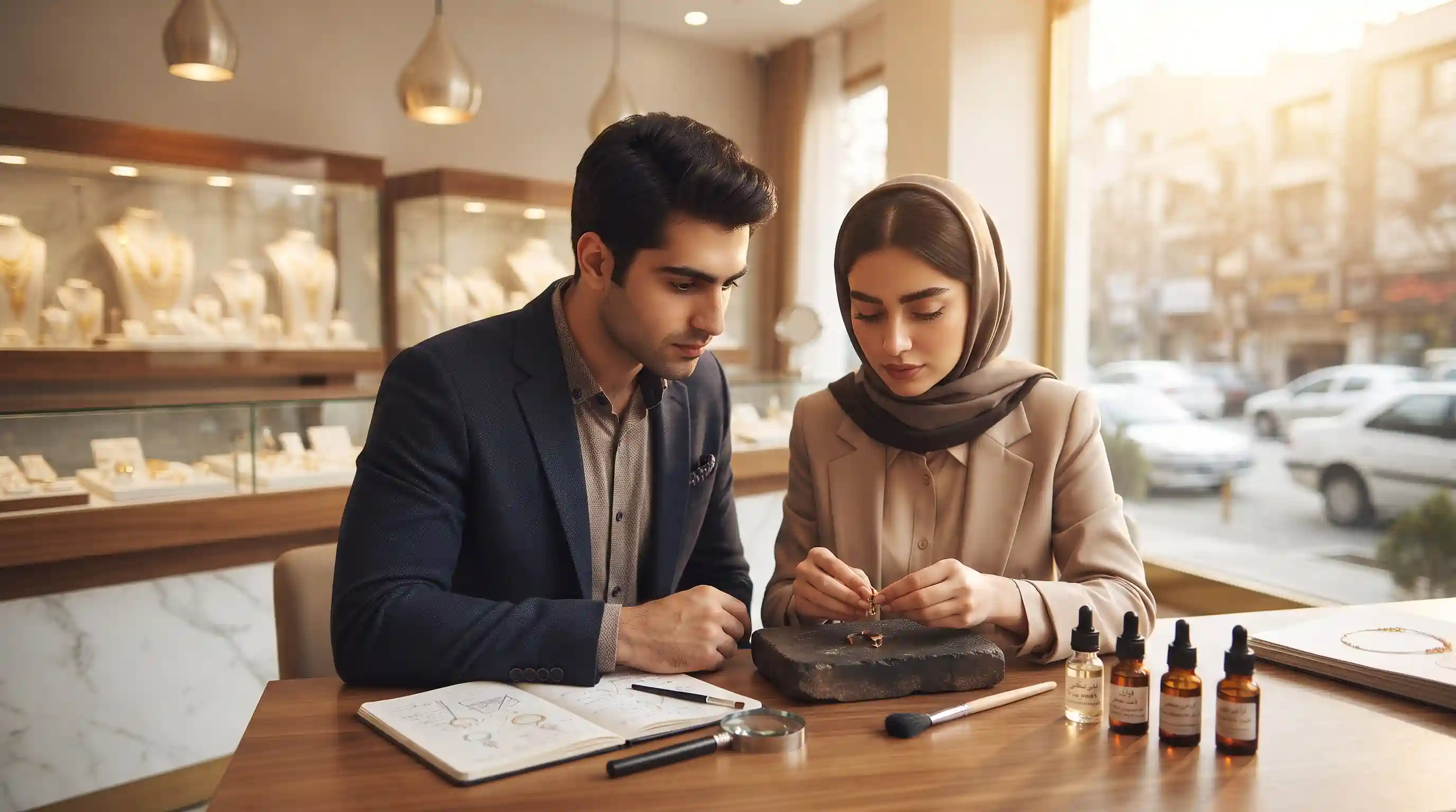 🧪 روش سنتی سنگ محک و تیزاب سلطانی برای عیارسنجی سریع