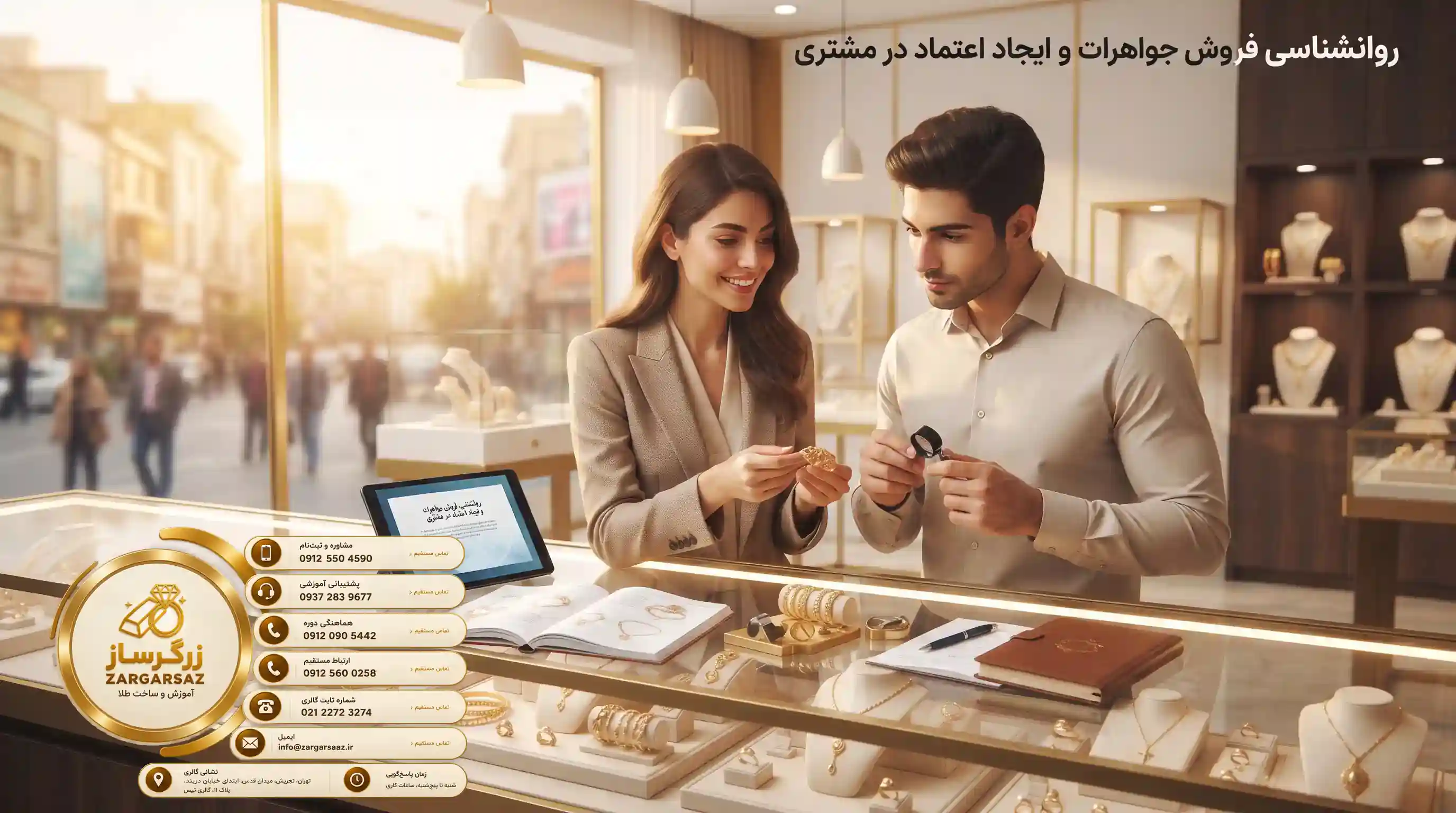 ???? روانشناسي فروش جواهرات و ايجاد اعتماد در مشتري