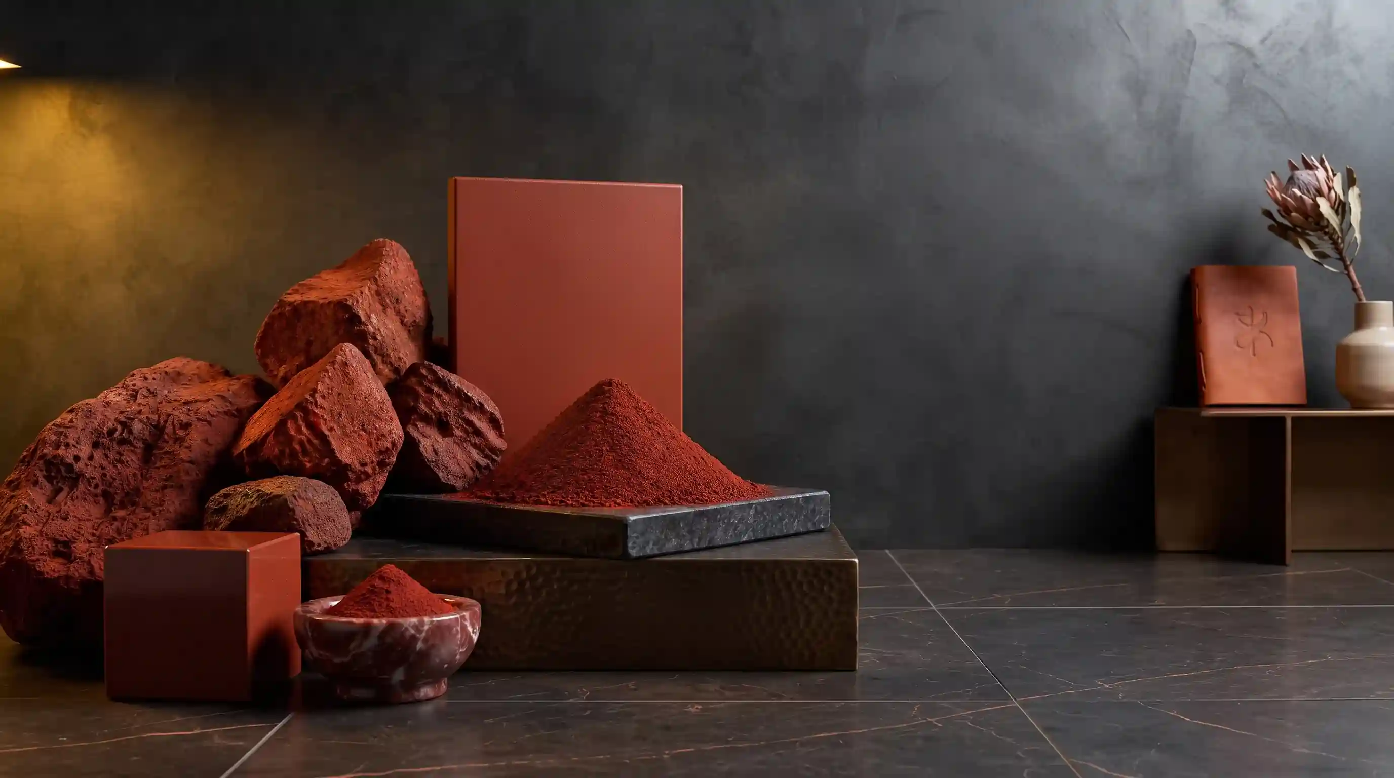 Application of Red Iron Oxide (Ochre) in Ceramic and Pottery Products