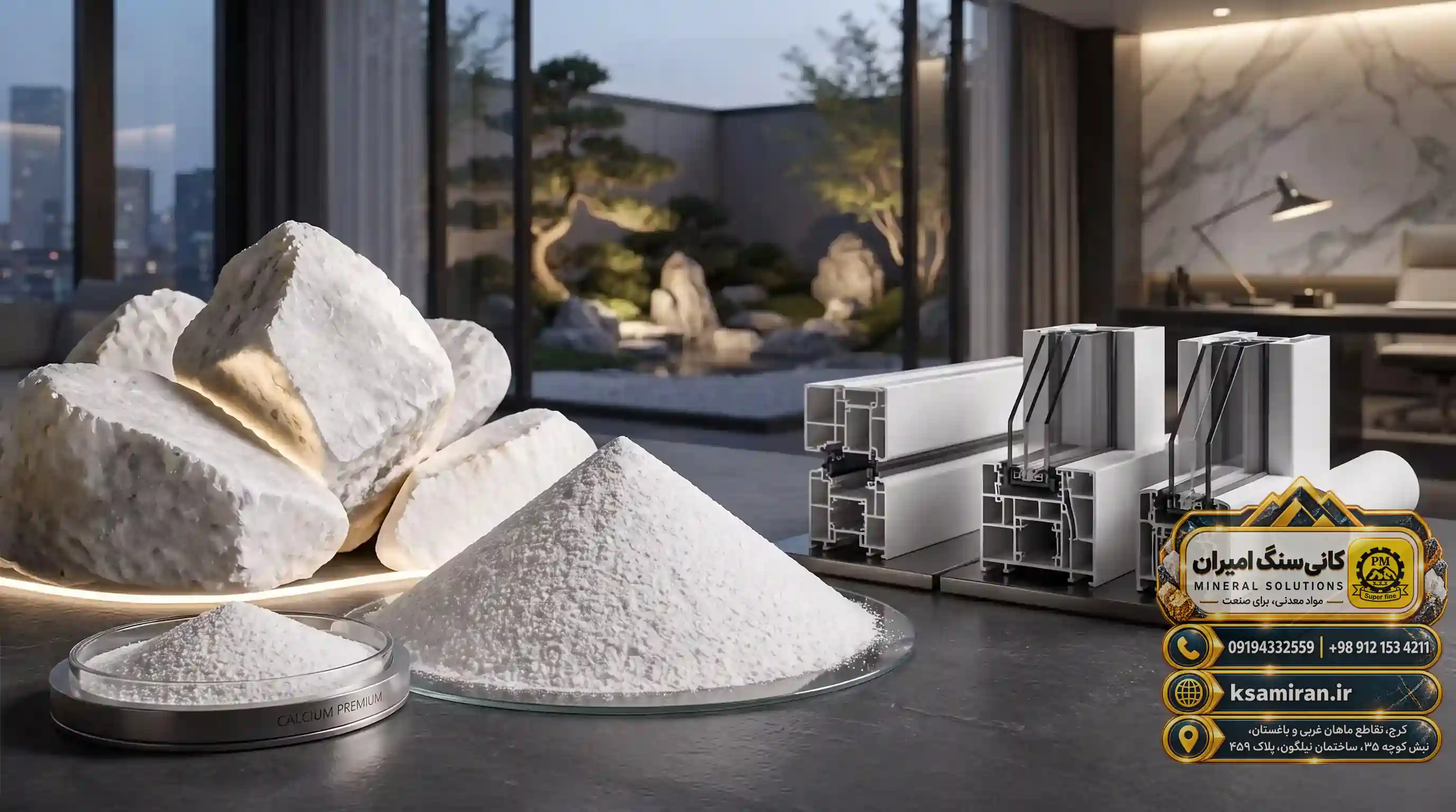 Industrial Applications of Calcium Carbonate in Polymer and Engineering Industries