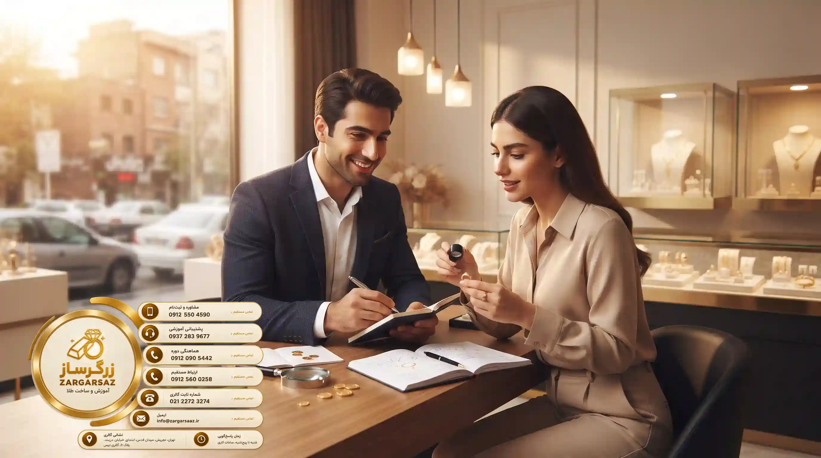 چرا ثبت نام در دوره آموزش طلافروشی زرگرساز بهترین انتخاب است؟