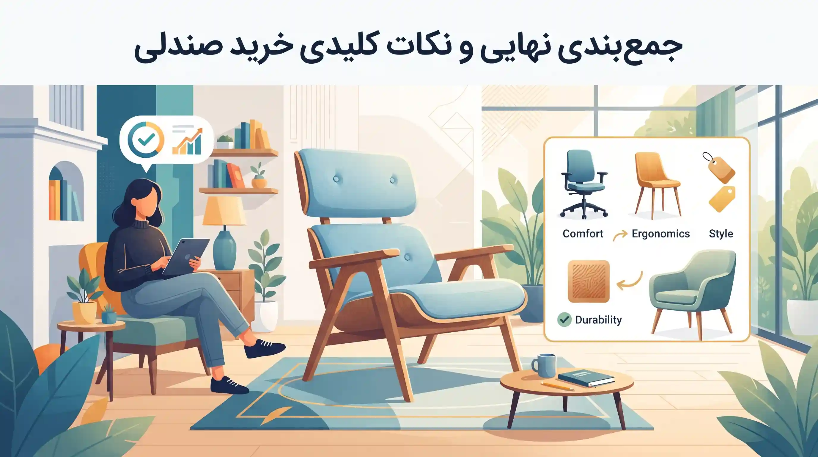 🎯 جمع‌بندی نهایی و نکات کلیدی خرید صندلی