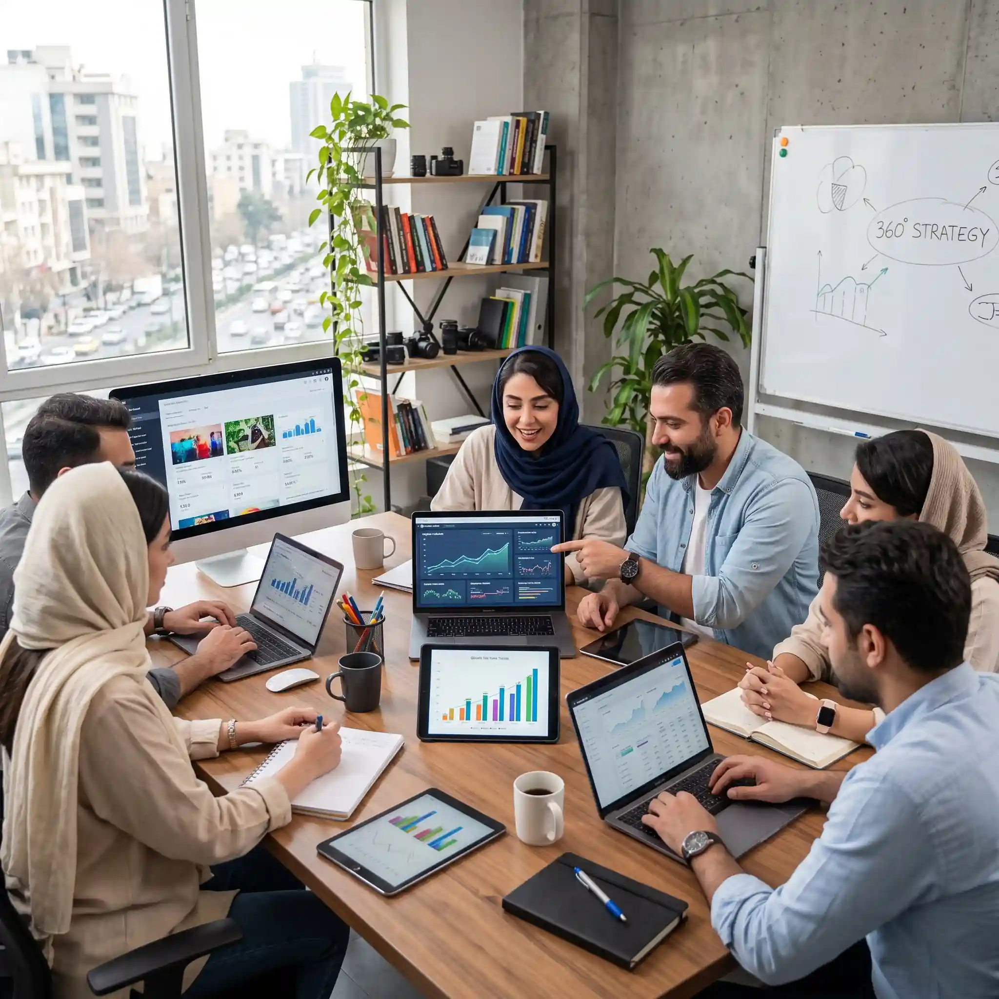تیم بازاریابی اینترنتی ما، ترافیک واقعی سایت شما را میآورد