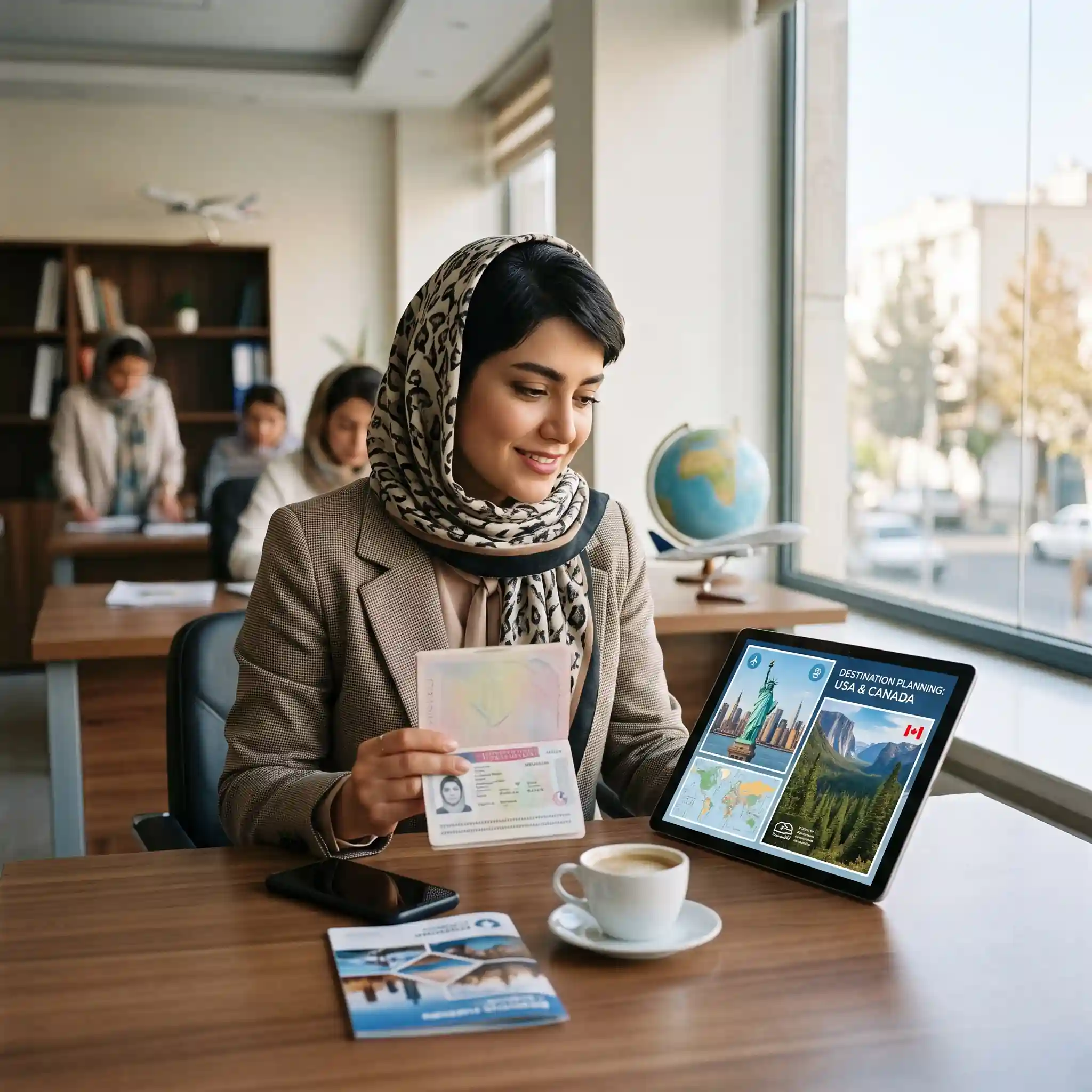 بررسی جامع قیمت و شرایط ویزای آمریکا و کانادا امروز