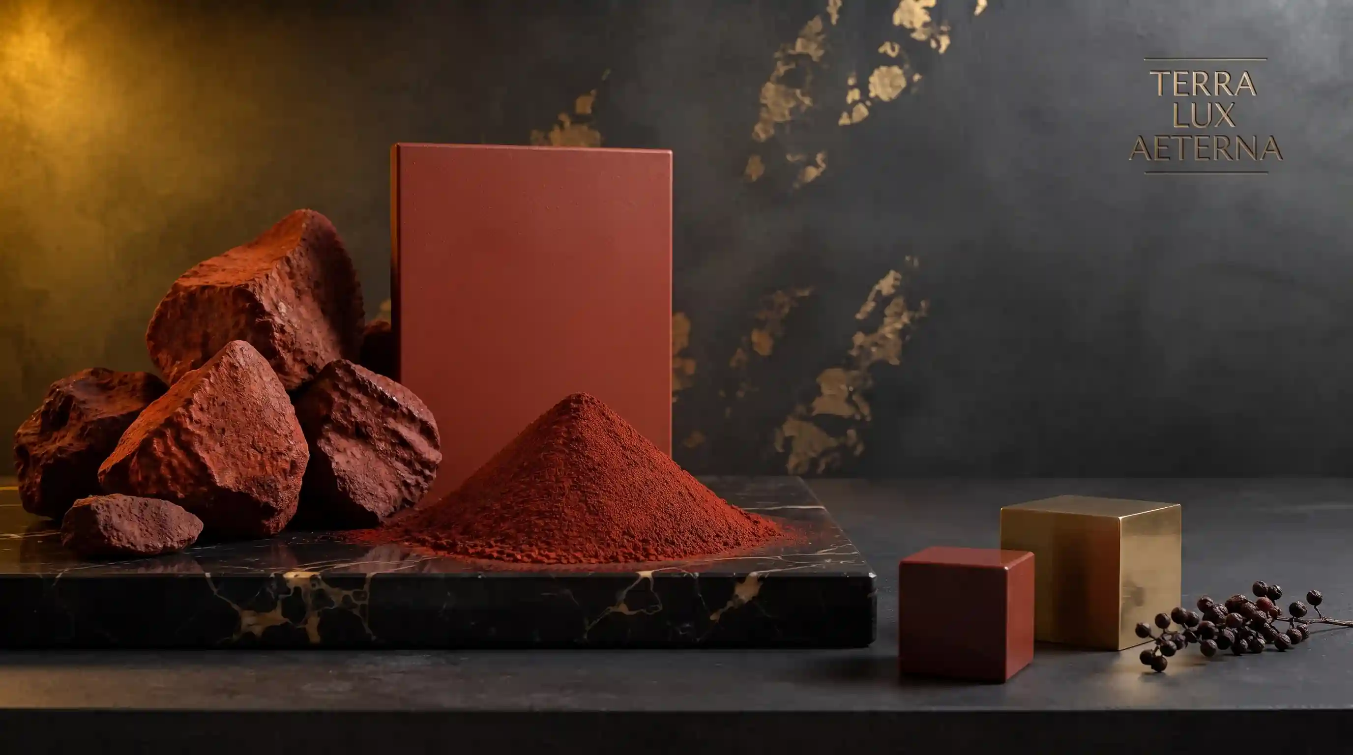 Application of Red Iron Oxide (Ochre) in the Cement and Colored Concrete Industry