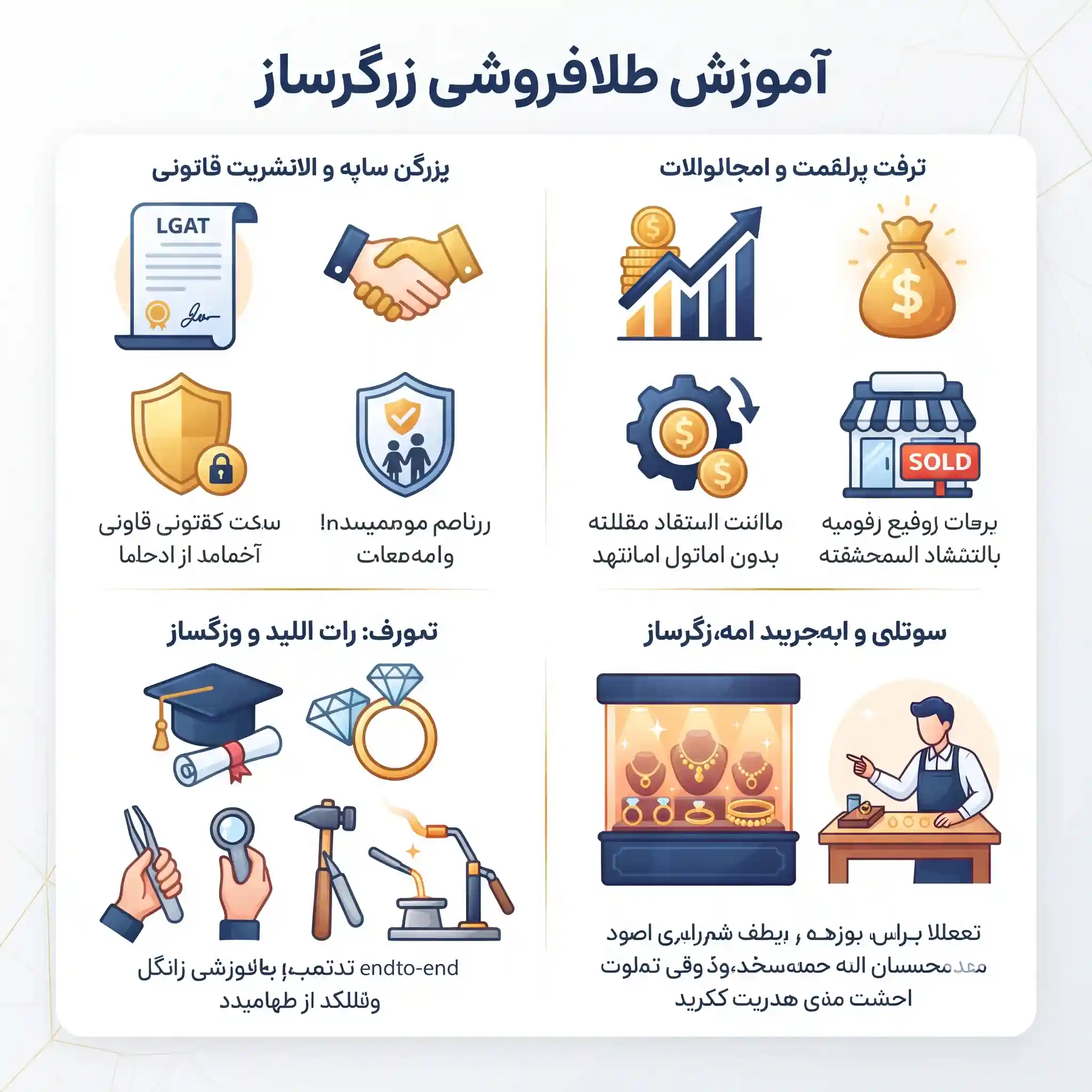 آموزش طلافروشی زرگرساز