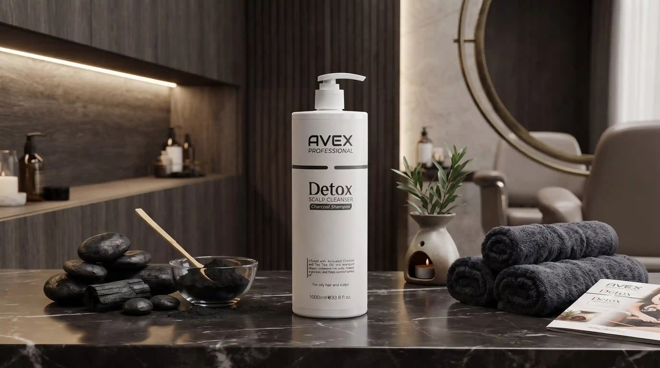پاکسازی عمیق مو با شامپو دتوکس اوکس | Shampoo AVEX Detox