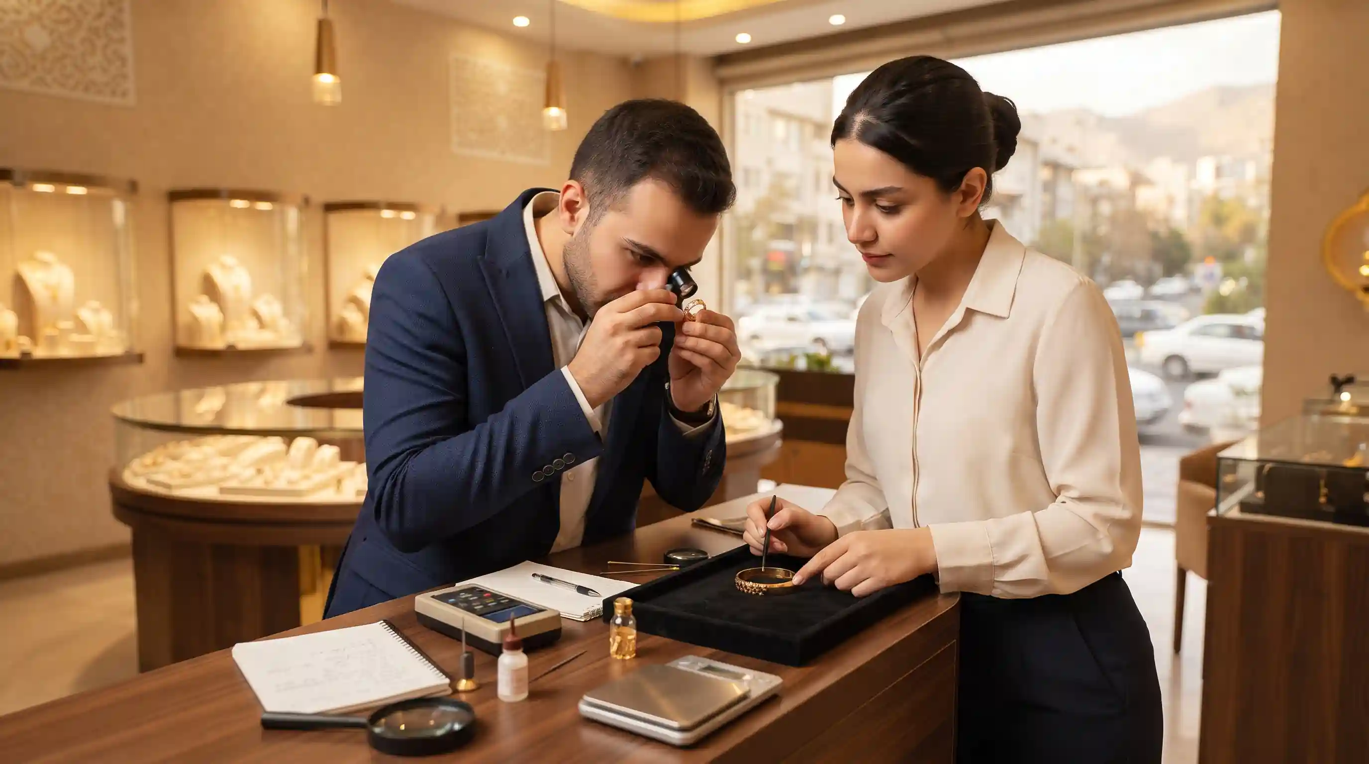 🔍 روشهای تخصصی تشخیص عیار و اصالت طلا