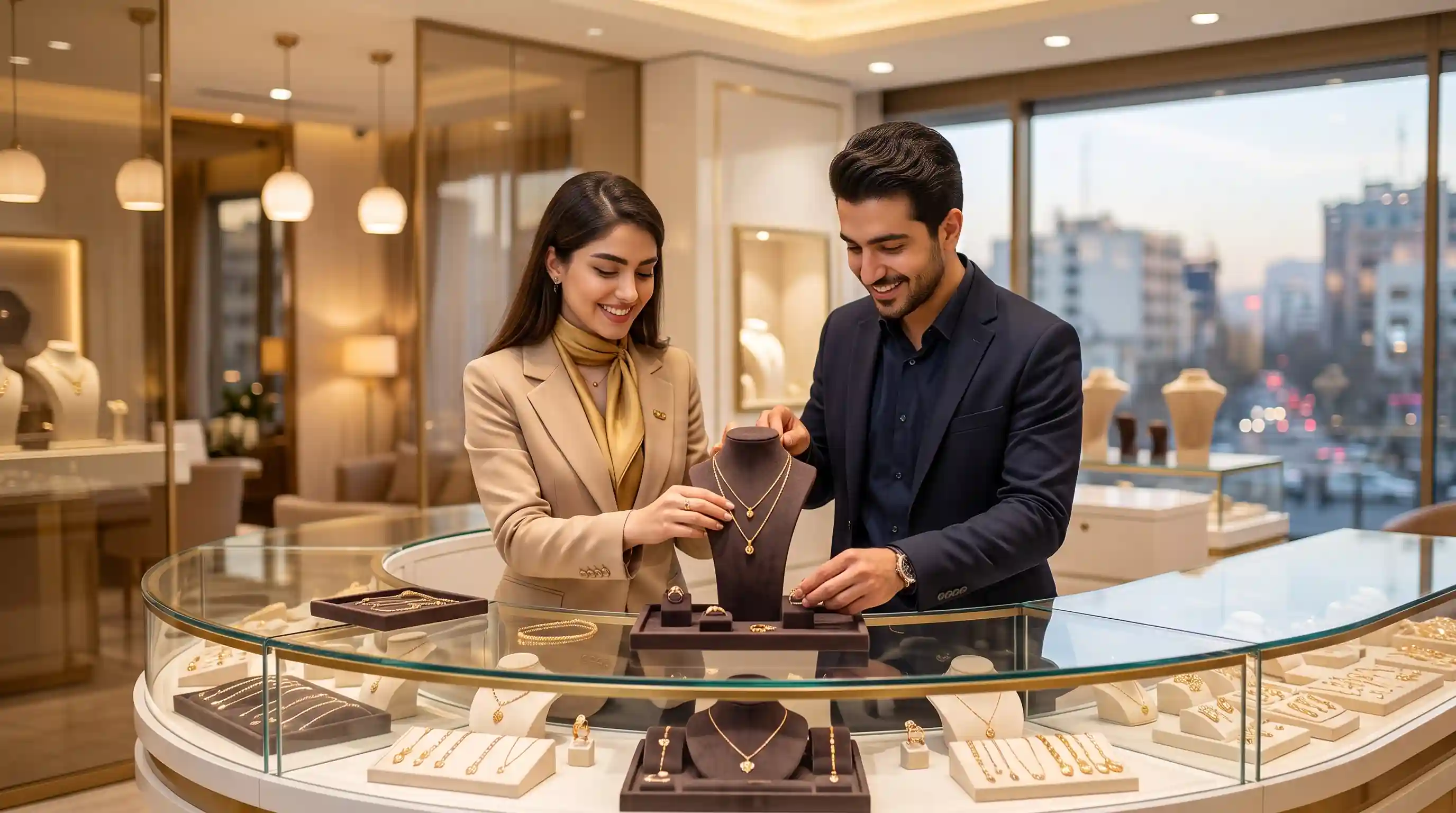 📊 مدیریت ویترین و چیدمان جذاب طلا برای جذب مشتری