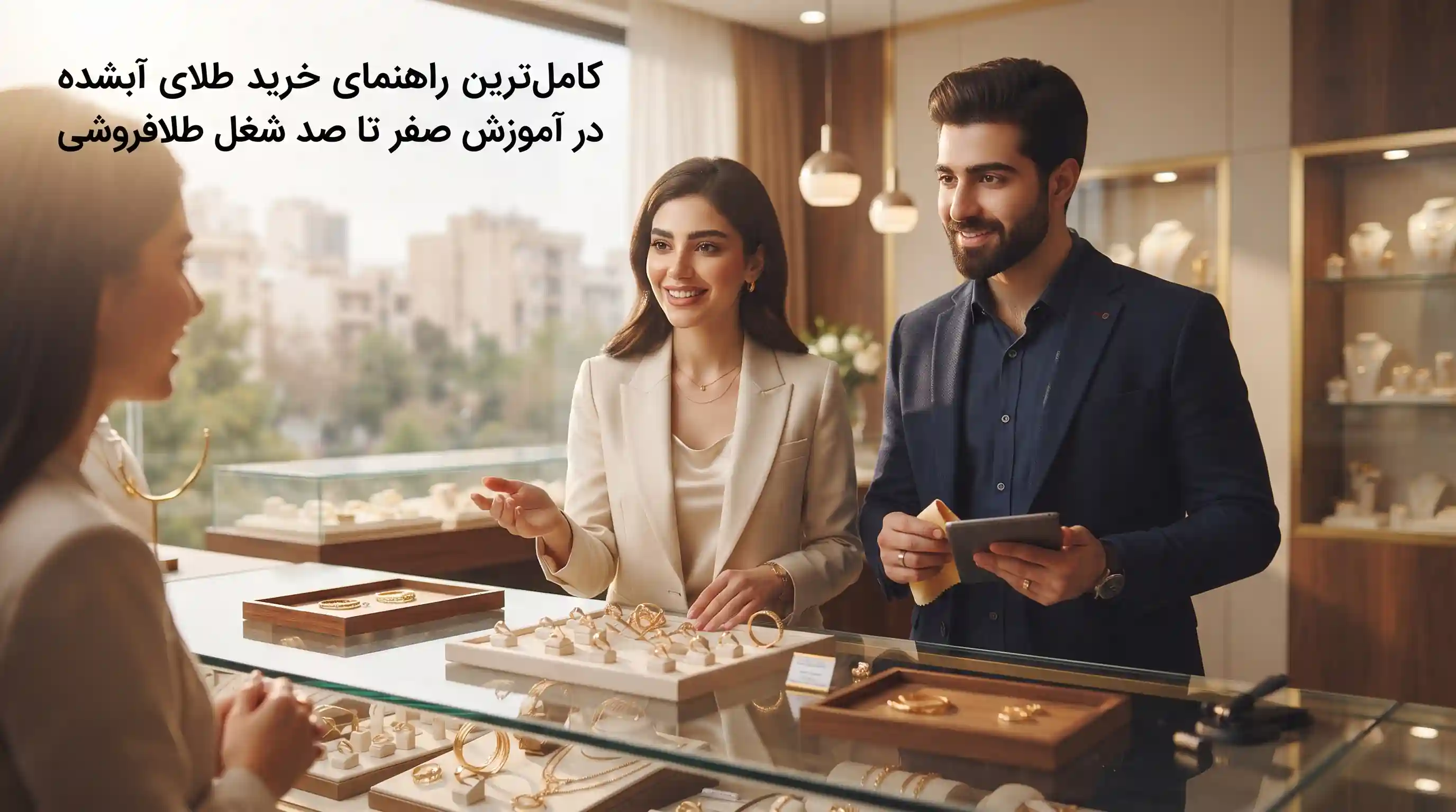 🛍️ هنر فروشندگی طلا و تکنیکهای جذب مشتری در مغازه