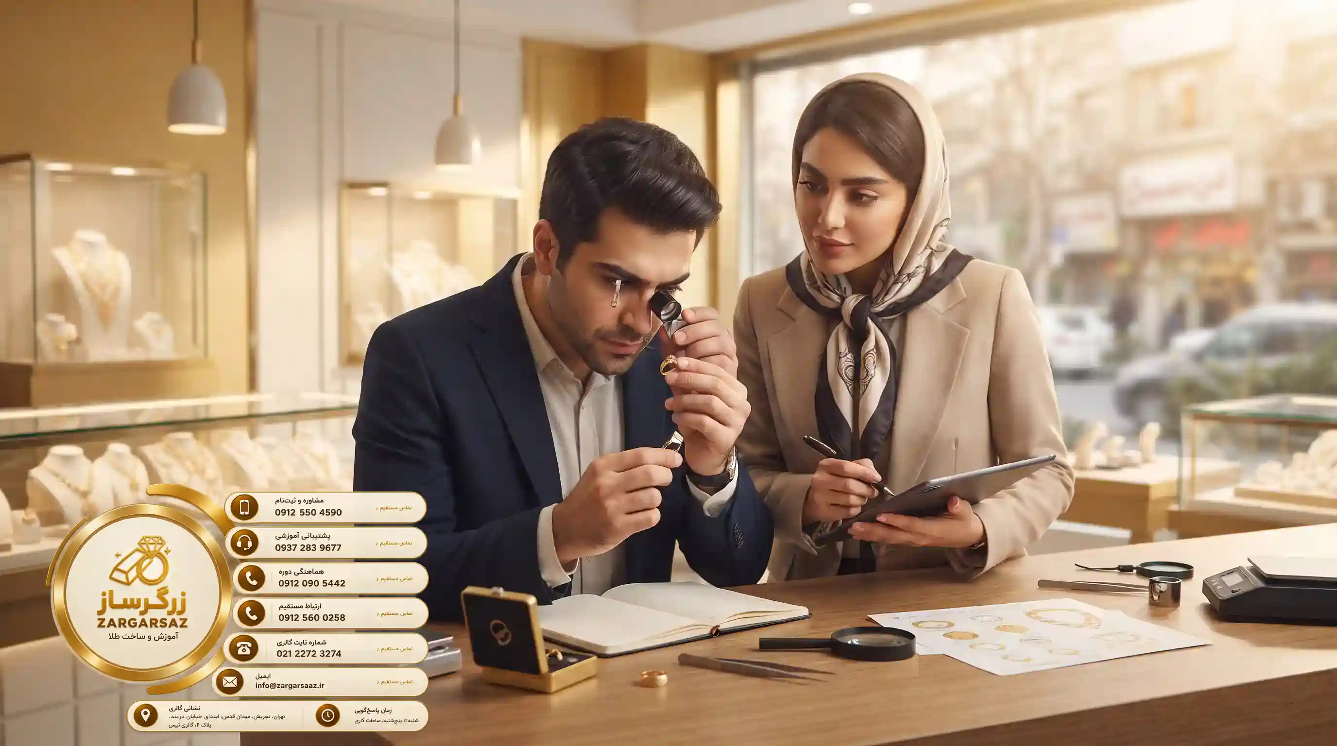 ????️ مهارت&zwnj;هاي فني و كاربردي مورد نياز طلافروشان