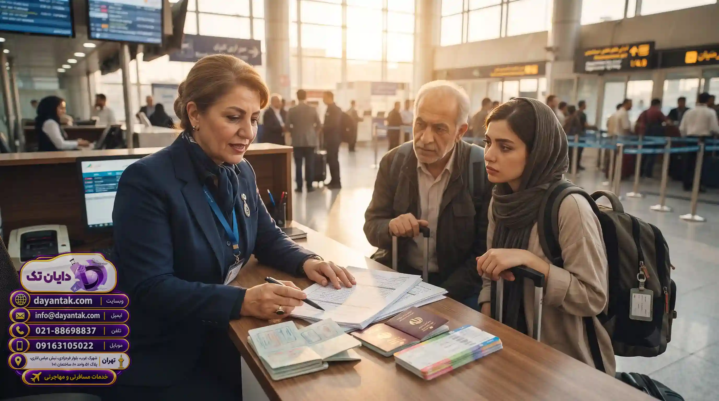 🏛️ نحوه انتخاب کشور مبدا و سفارت مقصد در سفرهای گروهی