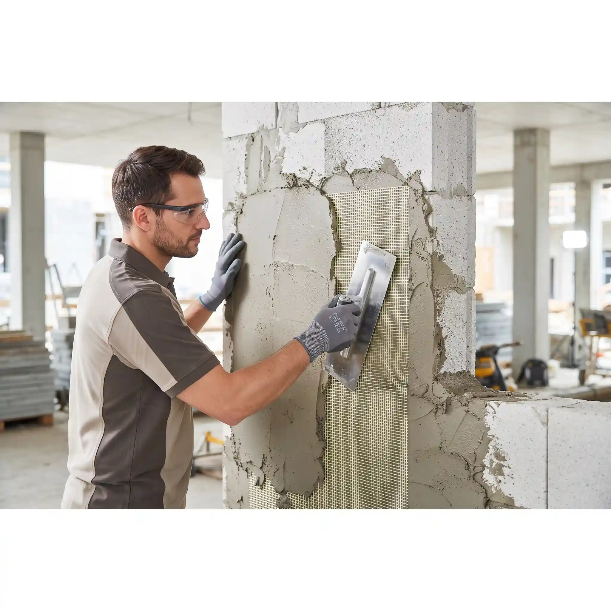 اجرای حرفهای مقاوم سازی دیوارهای غیرسازهای با مش Z-Glass