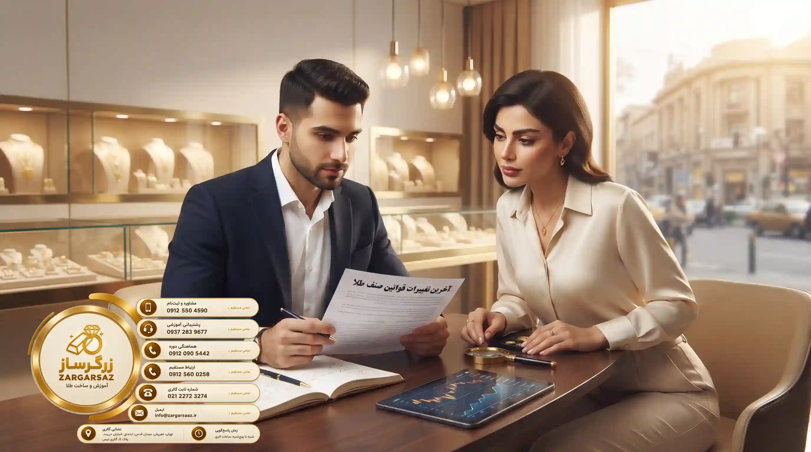 آخرين تغييرات قوانين صنف طلا در دوره طلافروشي