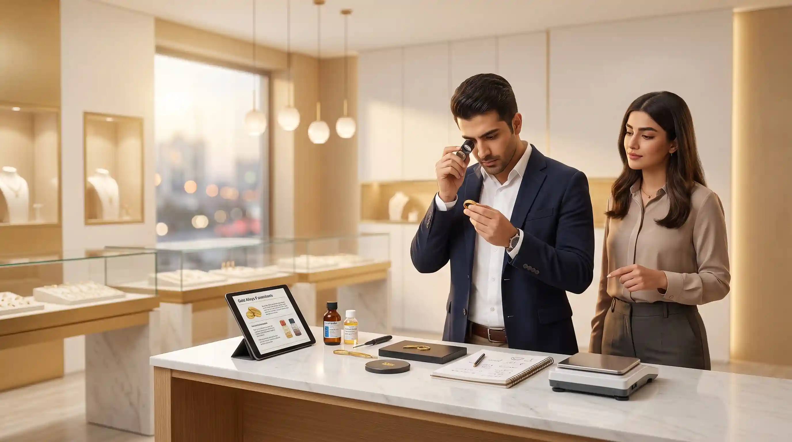 ⚖️ تسلط بر اصول سنجش عیار و ابزارهای پیشرفته سنجش طلا