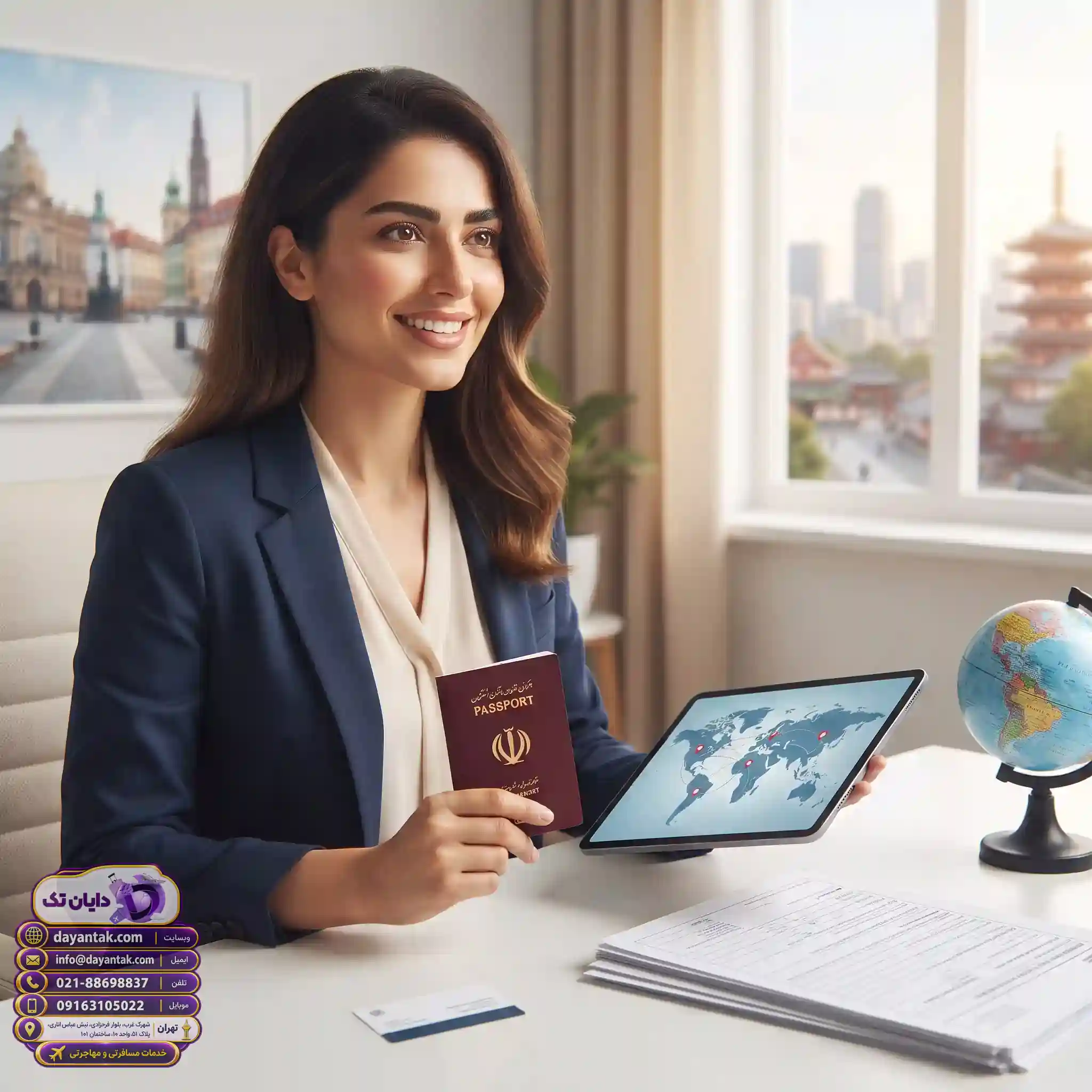 با موسسه مهاجرتی دایان تک تضمین مشاوره بگیرید